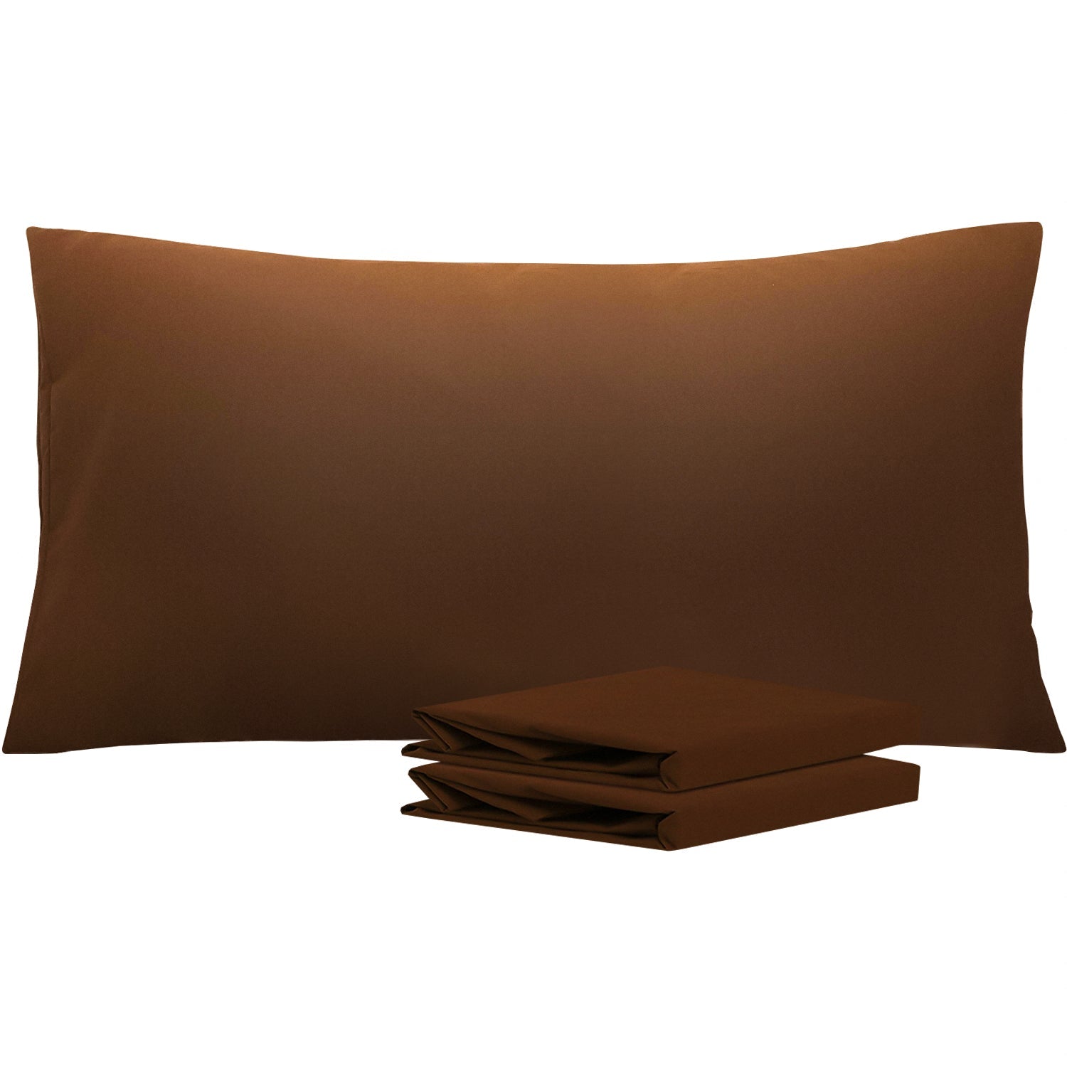 2-Pack Standard Pillowcases – Soft Brushed Microfiber, Wrinkle & Fade Resistant