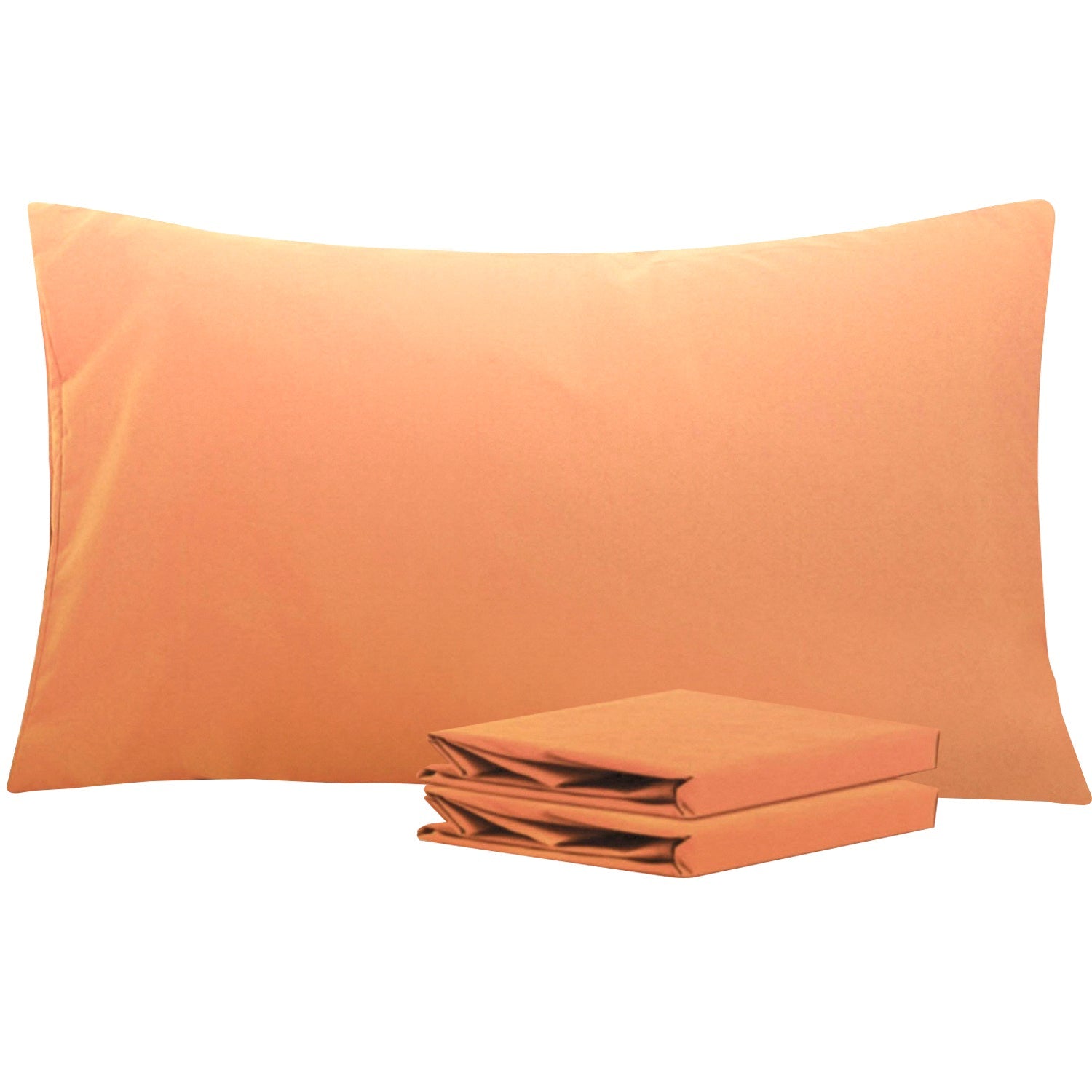 2-Pack Standard Pillowcases – Soft Brushed Microfiber, Wrinkle & Fade Resistant