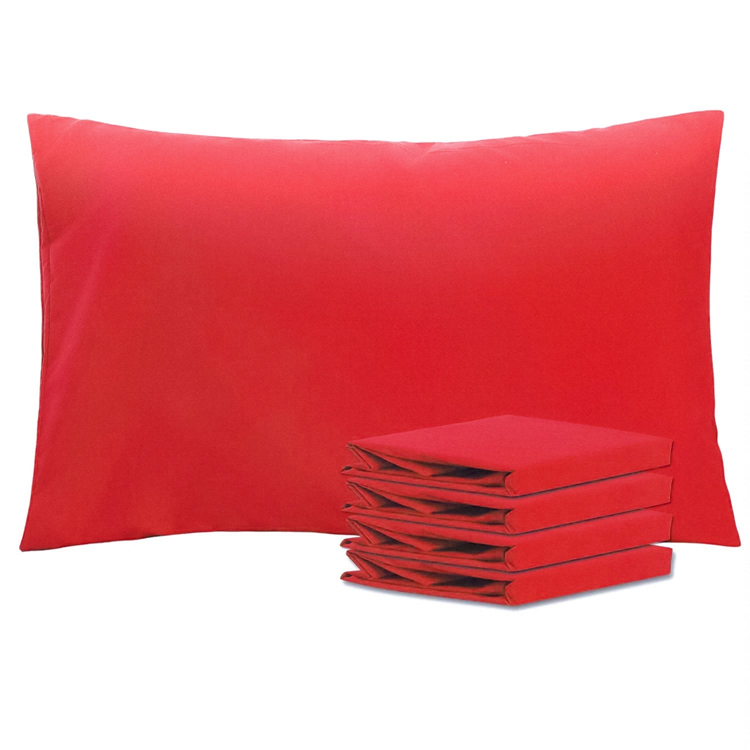 2-Pack Standard Pillowcases – Soft Brushed Microfiber, Wrinkle & Fade Resistant