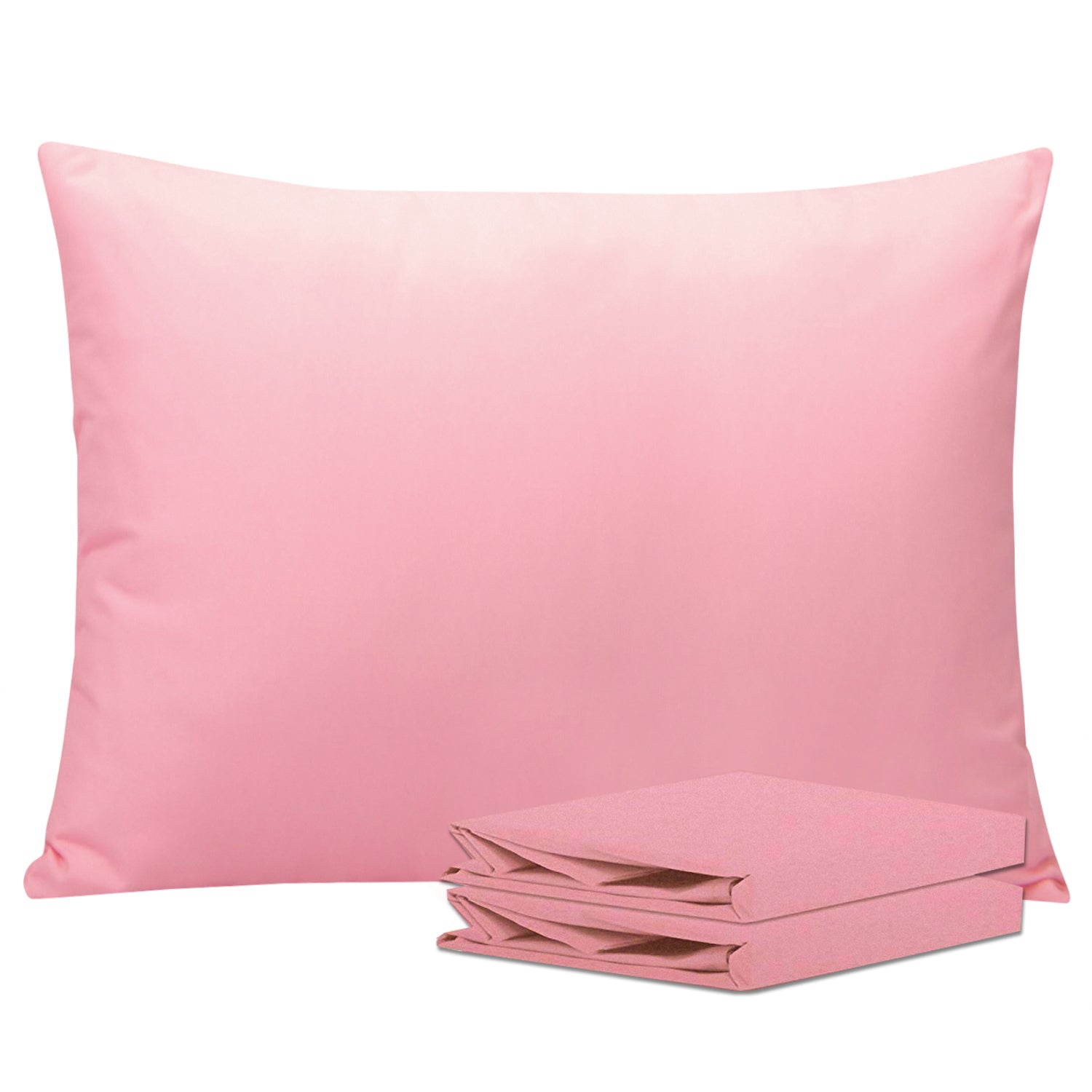 2-Pack Standard Pillowcases – Soft Brushed Microfiber, Wrinkle & Fade Resistant