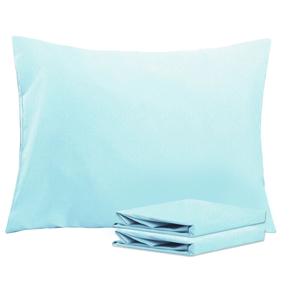 2-Pack Standard Pillowcases – Soft Brushed Microfiber, Wrinkle & Fade Resistant
