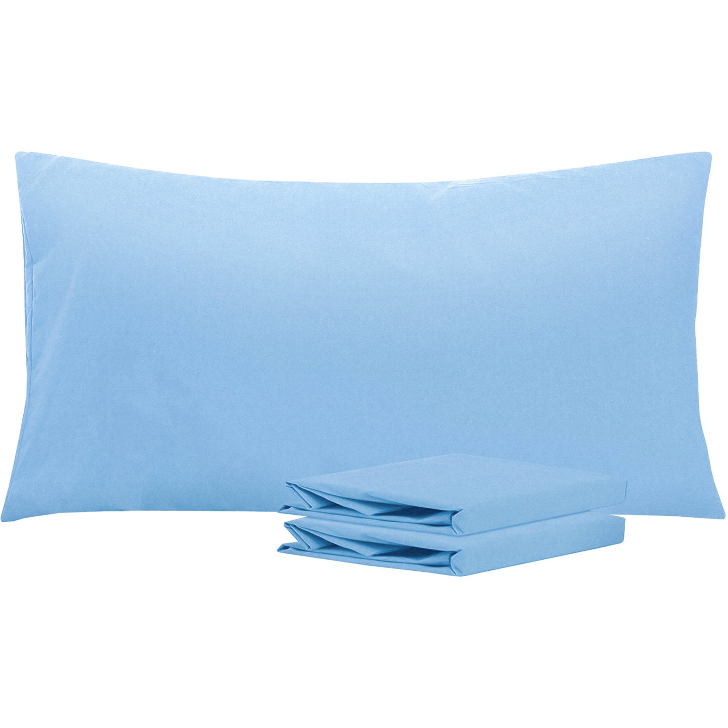 2-Pack Standard Pillowcases – Soft Brushed Microfiber, Wrinkle & Fade Resistant