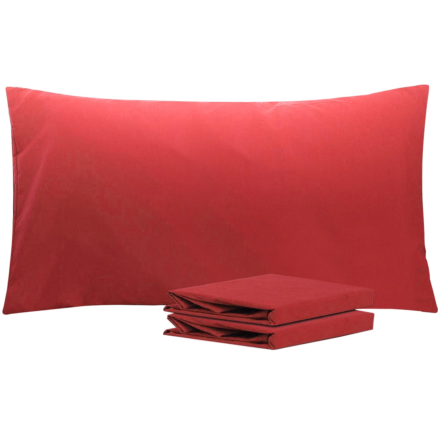 2-Pack Standard Pillowcases – Soft Brushed Microfiber, Wrinkle & Fade Resistant