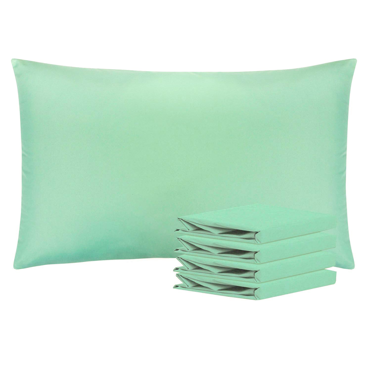 2-Pack Standard Pillowcases – Soft Brushed Microfiber, Wrinkle & Fade Resistant