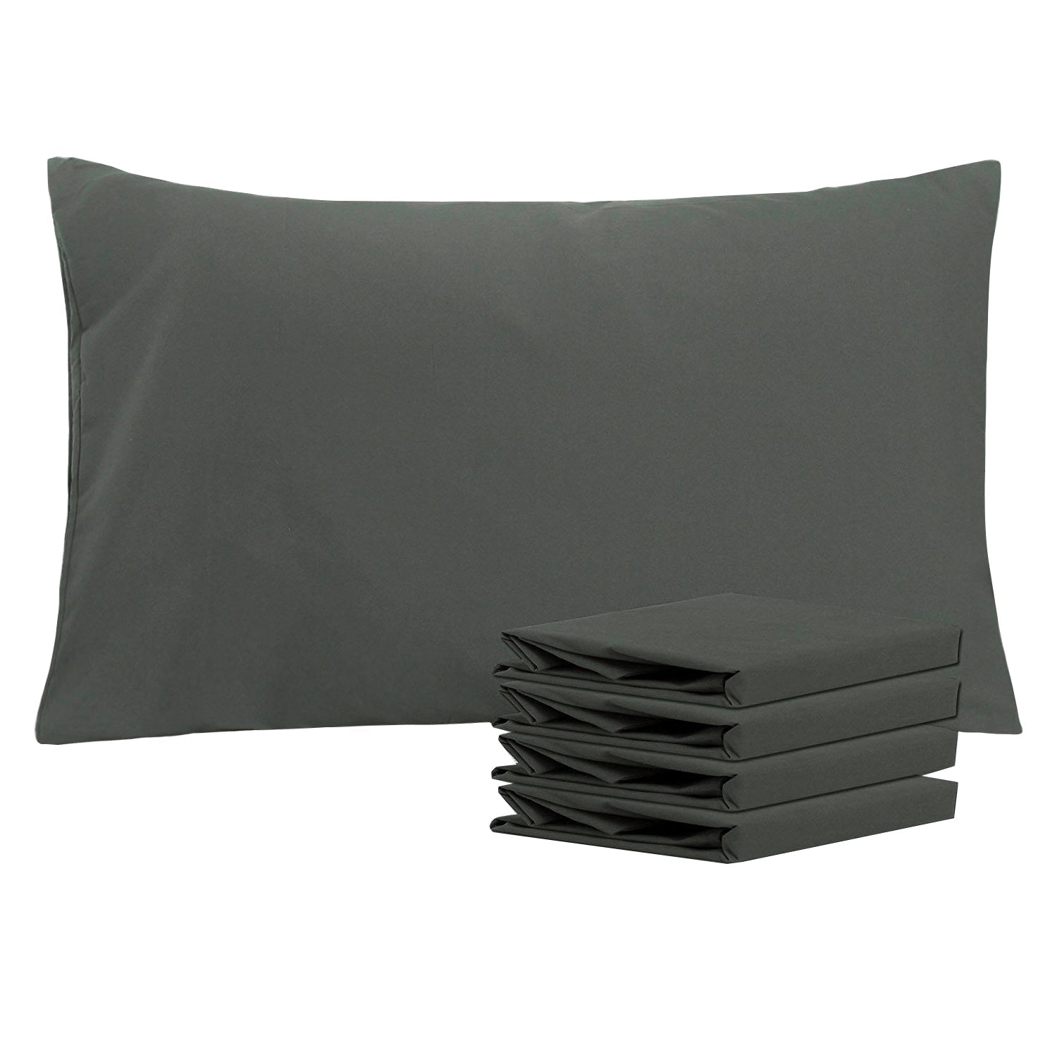 2-Pack Standard Pillowcases – Soft Brushed Microfiber, Wrinkle & Fade Resistant