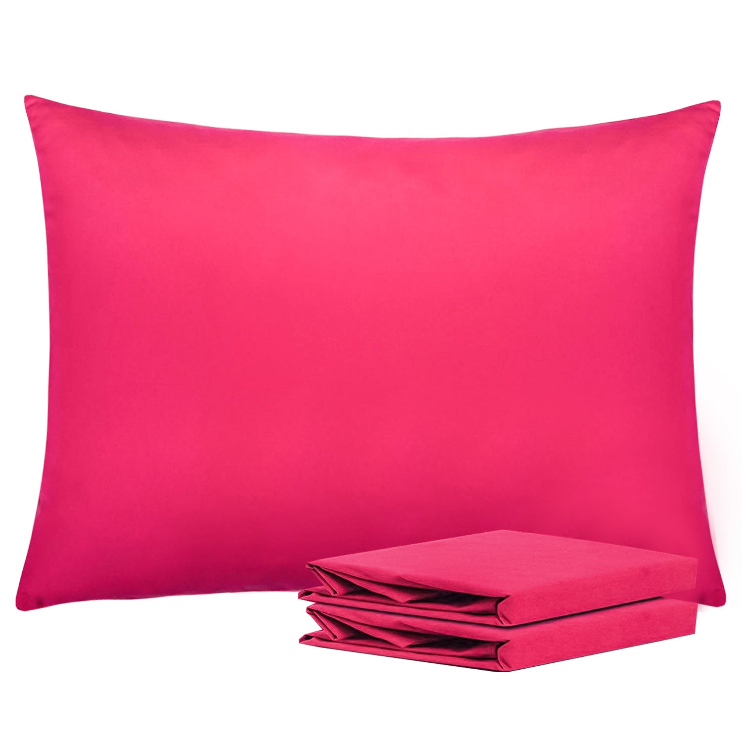 2-Pack Standard Pillowcases – Soft Brushed Microfiber, Wrinkle & Fade Resistant
