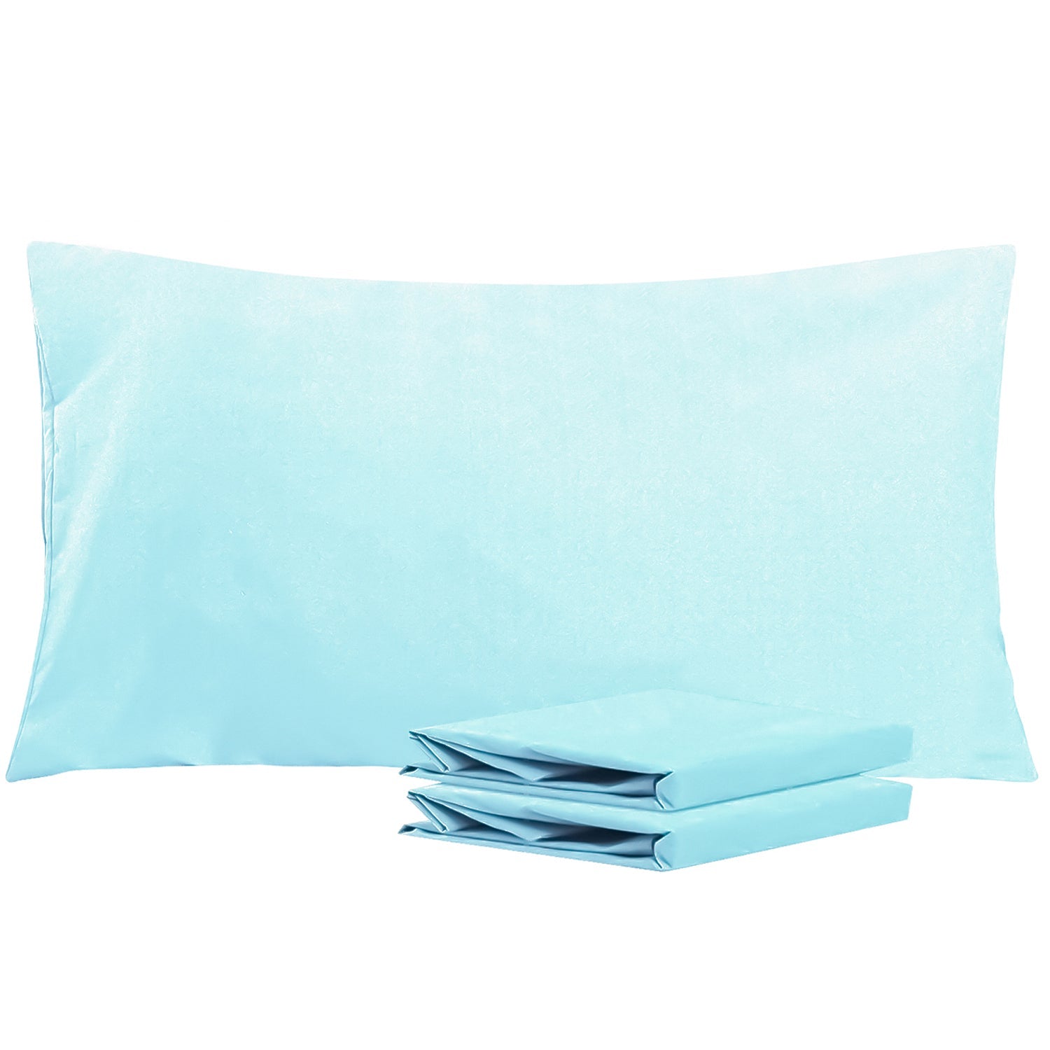 2-Pack Standard Pillowcases – Soft Brushed Microfiber, Wrinkle & Fade Resistant