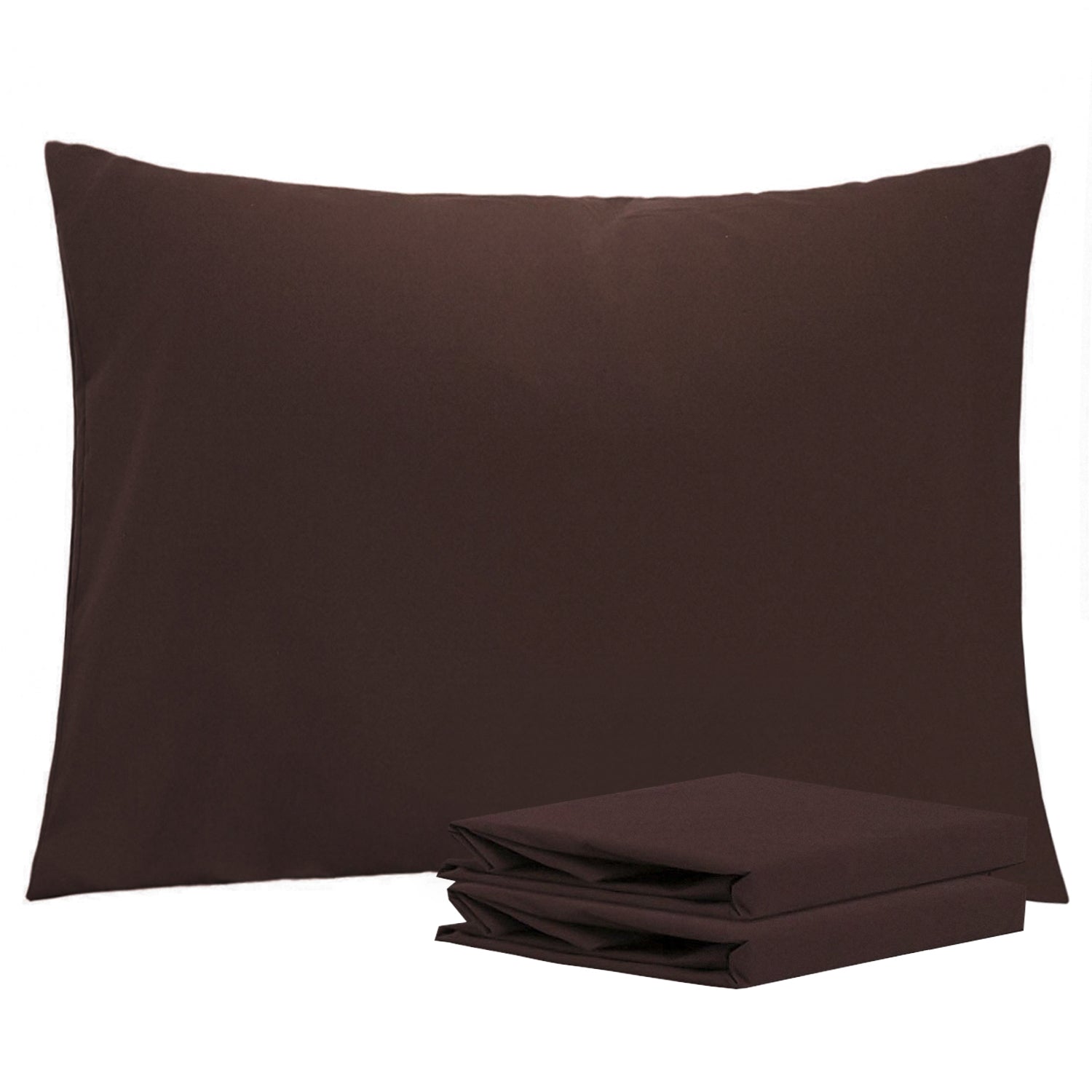 2-Pack Standard Pillowcases – Soft Brushed Microfiber, Wrinkle & Fade Resistant