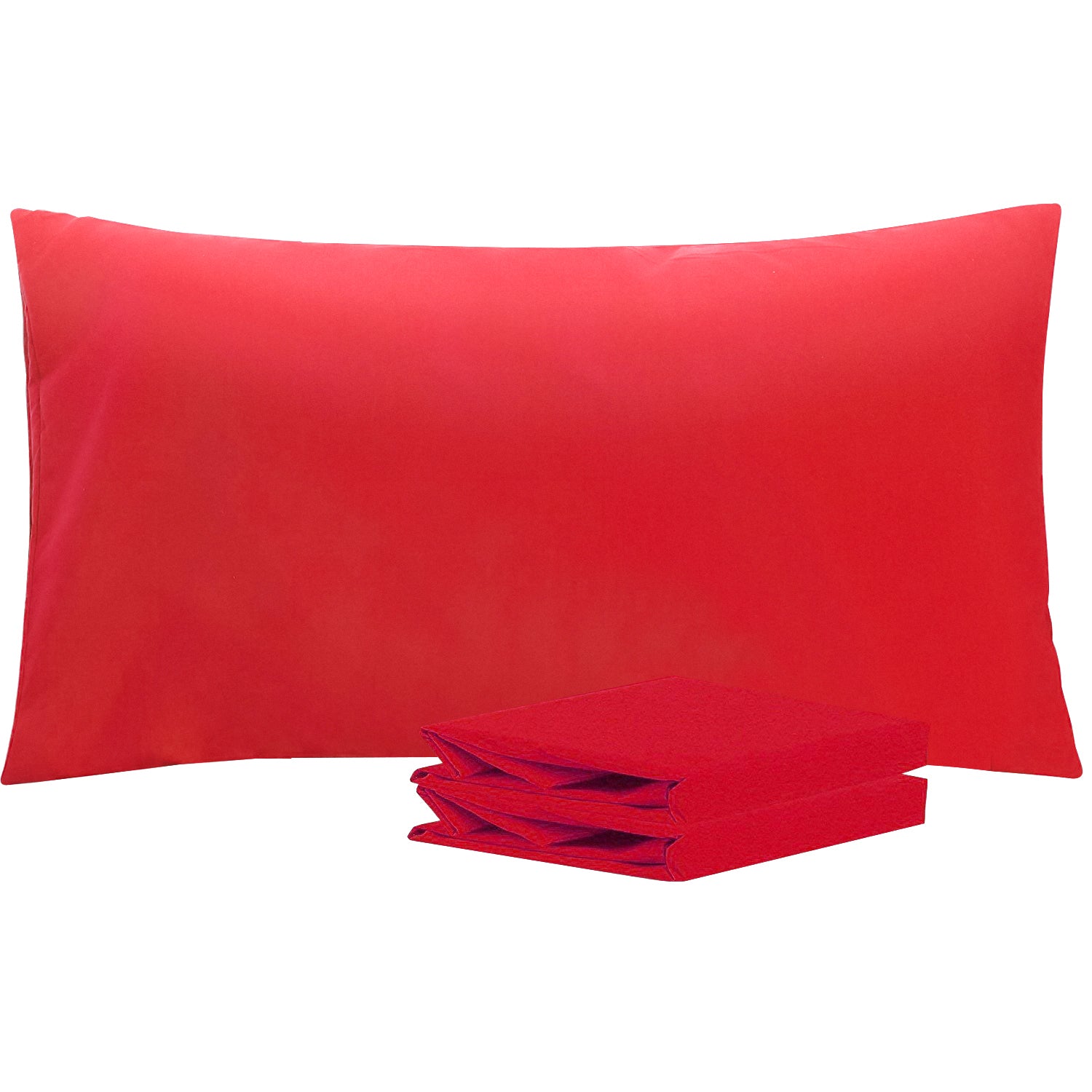 2-Pack Standard Pillowcases – Soft Brushed Microfiber, Wrinkle & Fade Resistant