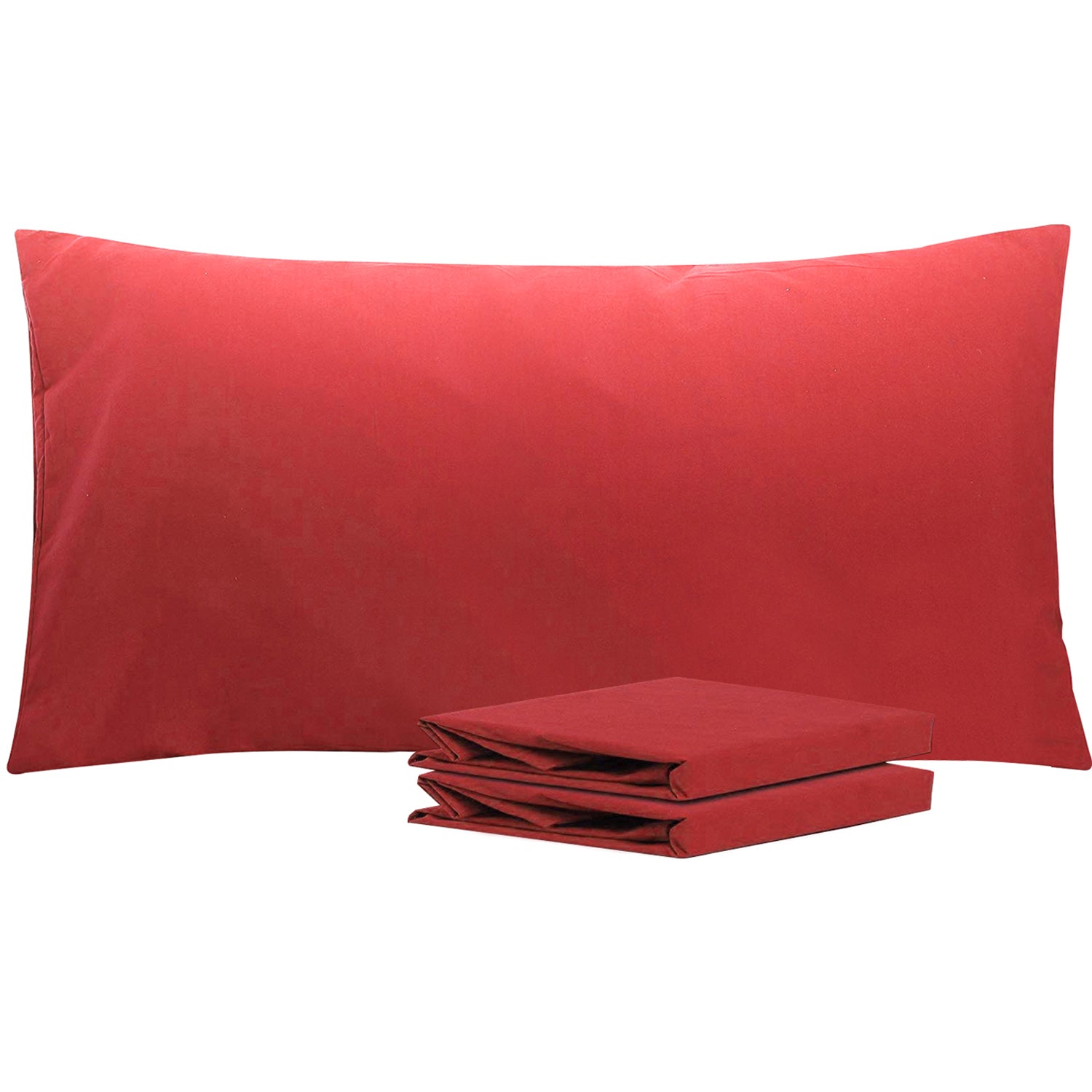 2-Pack Standard Pillowcases – Soft Brushed Microfiber, Wrinkle & Fade Resistant