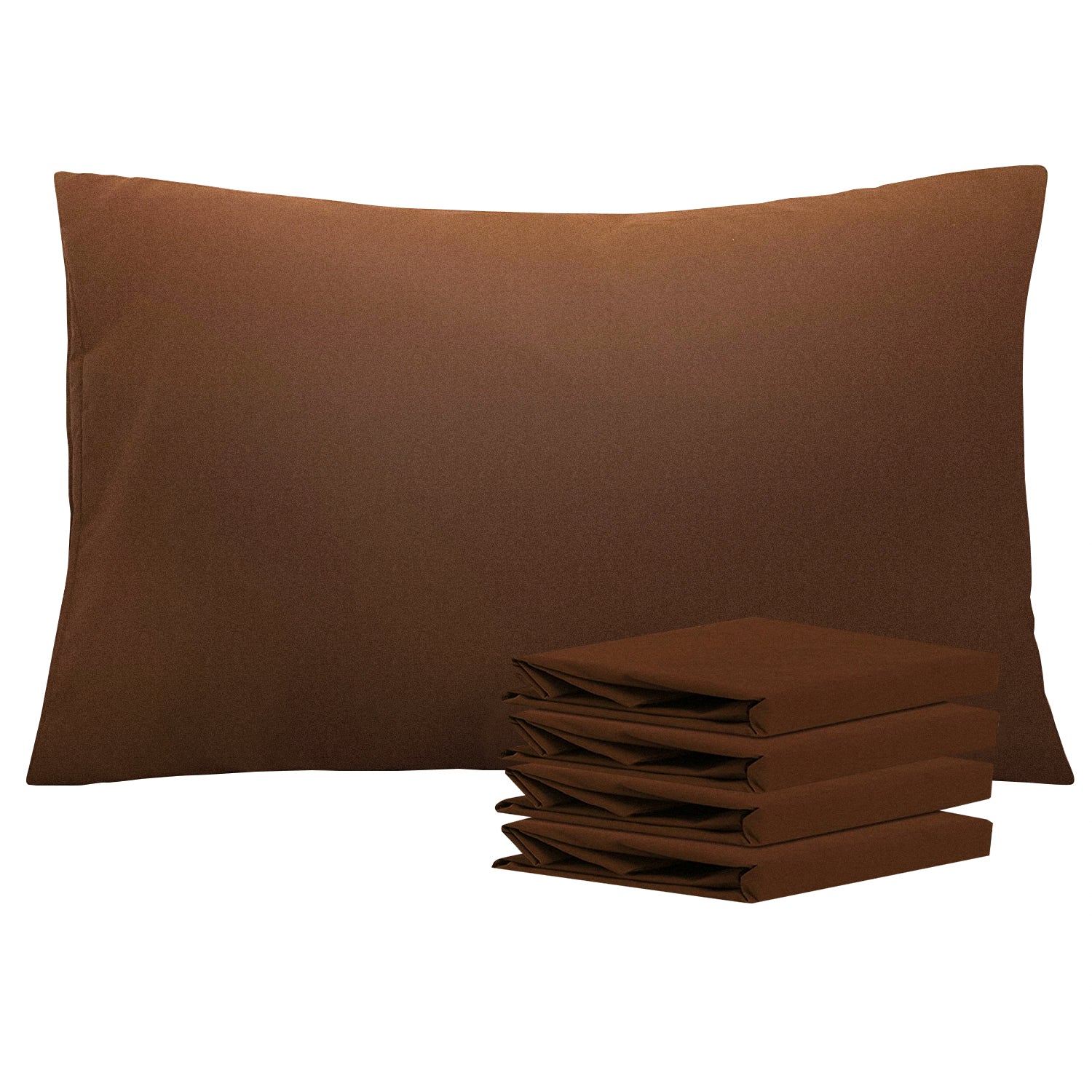 2-Pack Standard Pillowcases – Soft Brushed Microfiber, Wrinkle & Fade Resistant