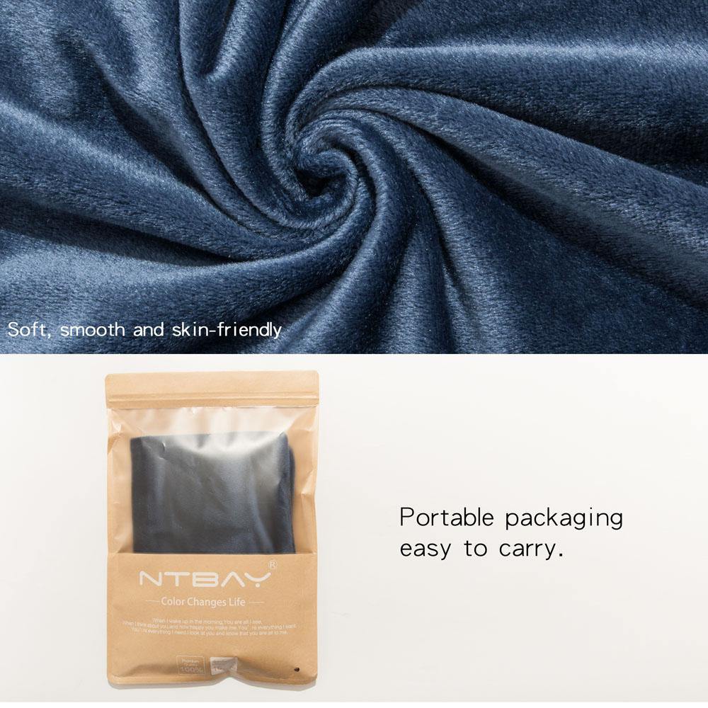 NTBAY 2 Pack Cozy Velvet Throw Pillow Cover - NTBAY