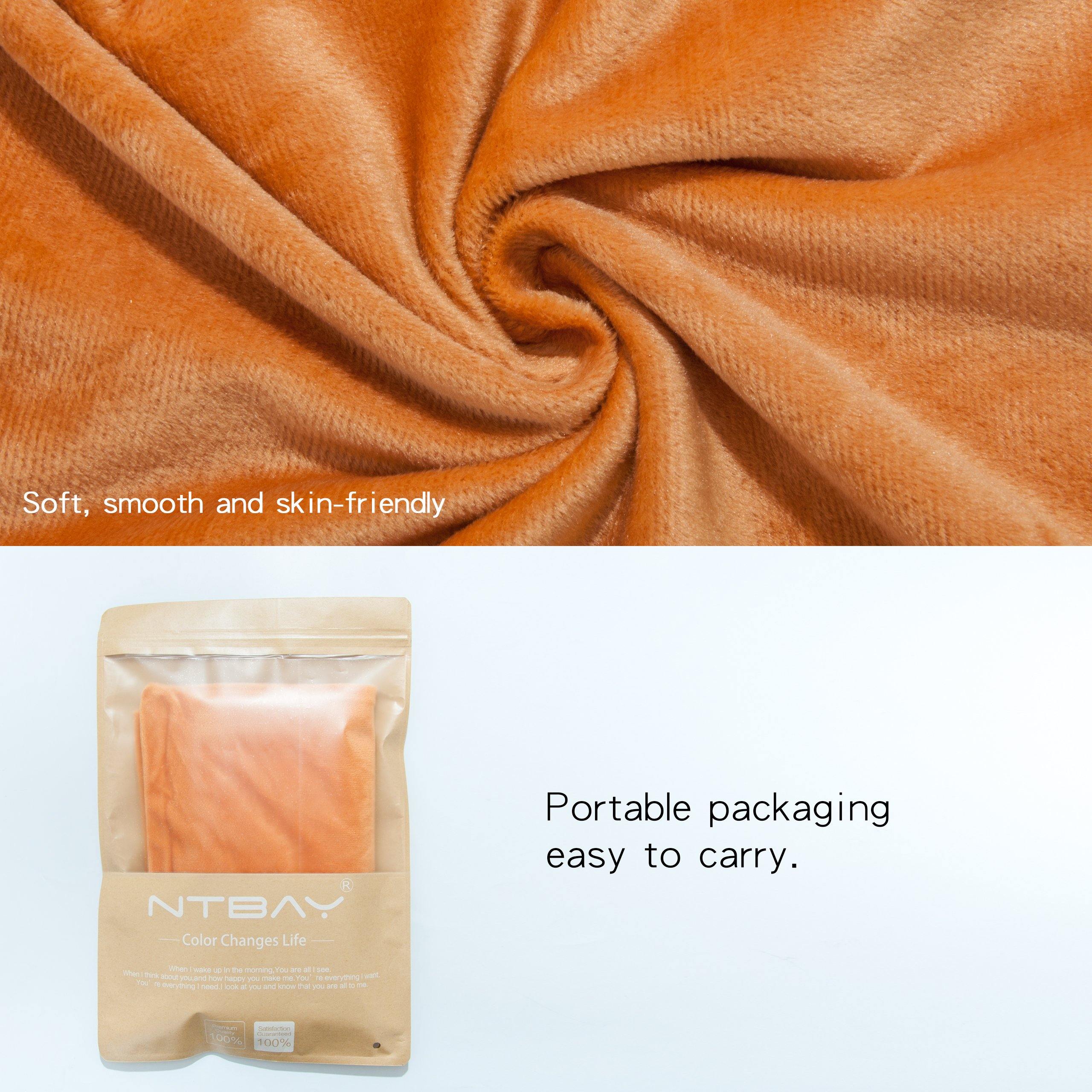 NTBAY Cozy Velvet Throw Pillow Cover,Euro Square Pillowcase - NTBAY