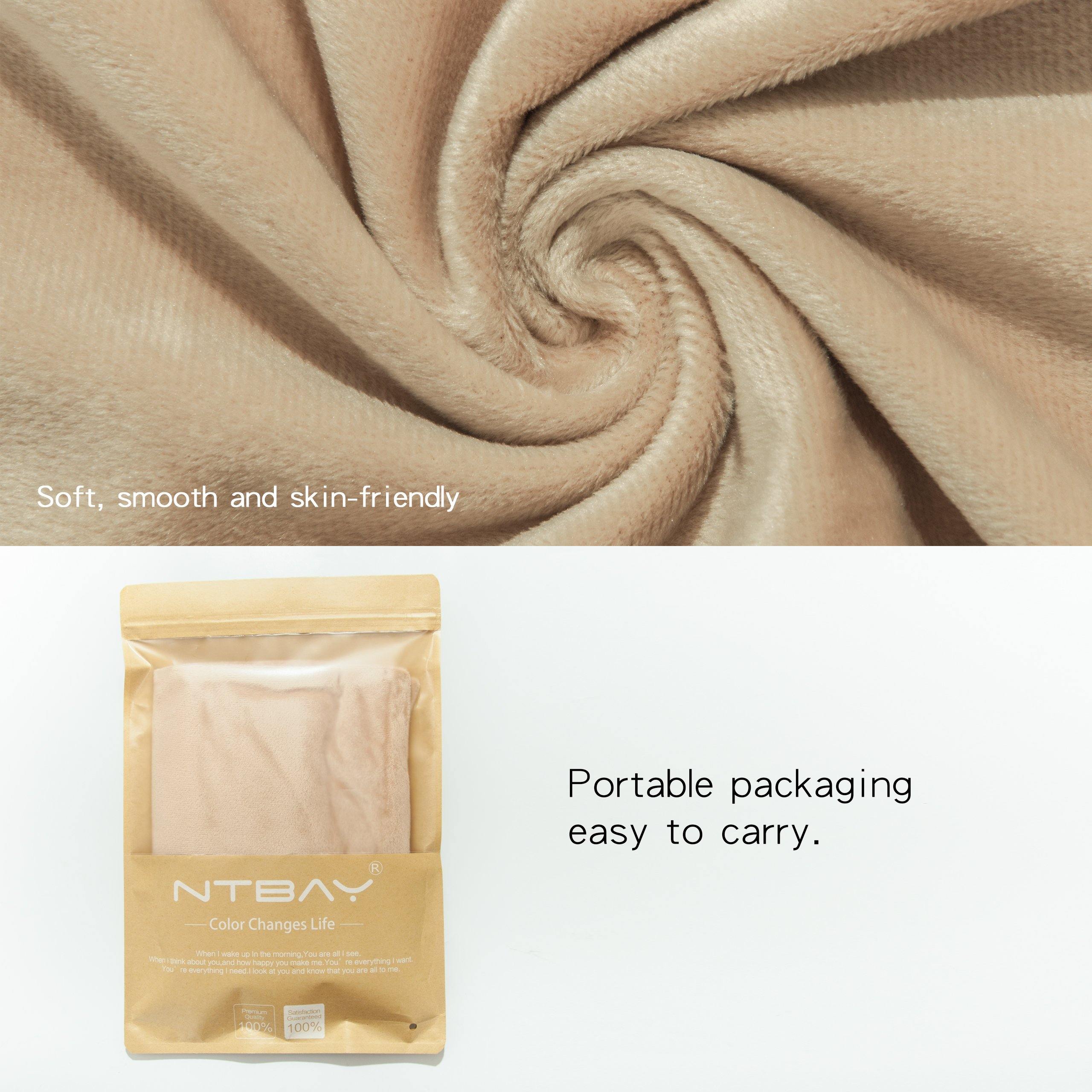 NTBAY Cozy Velvet Throw Pillow Cover,Euro Square Pillowcase - NTBAY