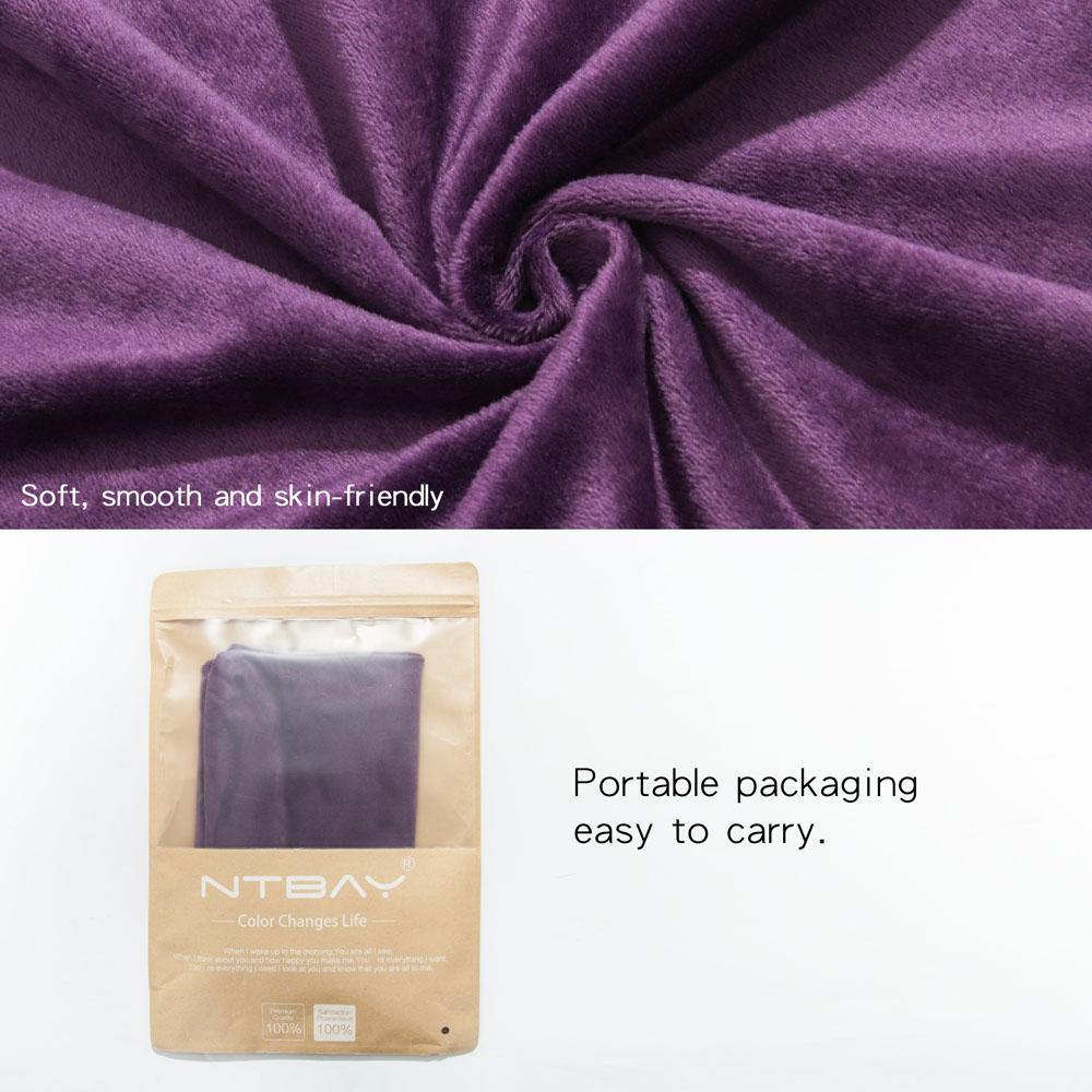 NTBAY 2 Pack Cozy Velvet Throw Pillow Cover - NTBAY