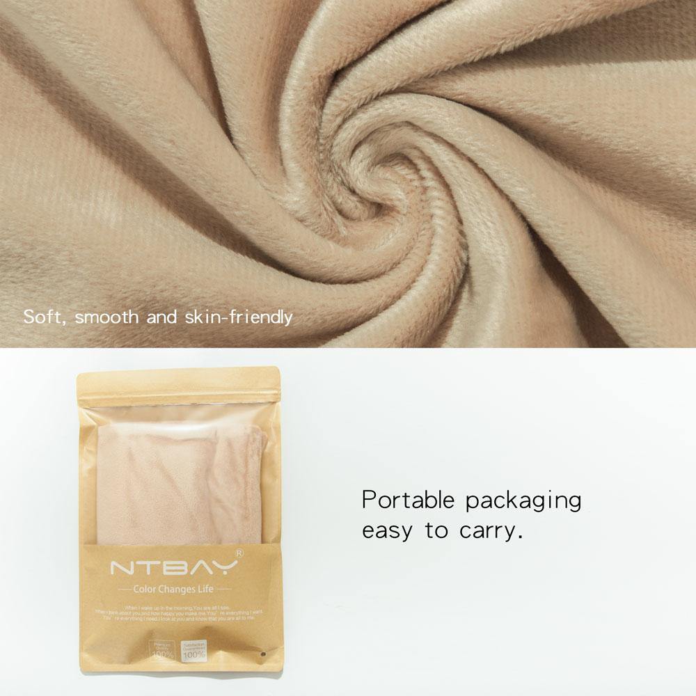 NTBAY 2 Pack Cozy Velvet Throw Pillow Cover - NTBAY