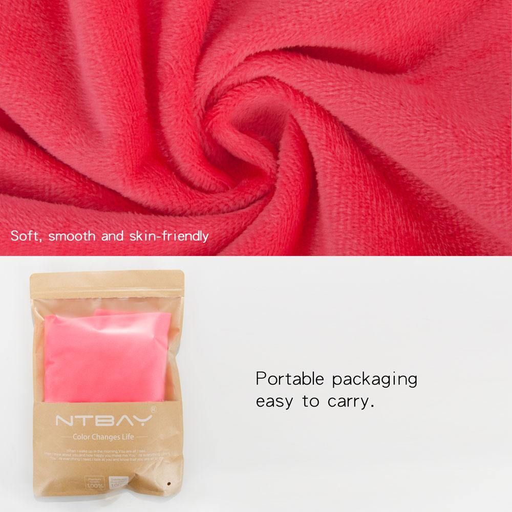 NTBAY 2 Pack Cozy Velvet Throw Pillow Cover - NTBAY