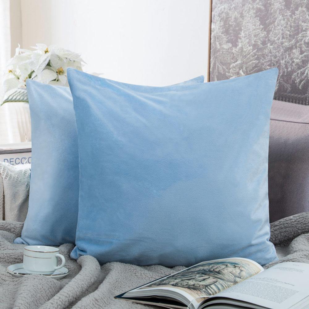NTBAY 2 Pack Cozy Velvet Throw Pillow Cover - NTBAY