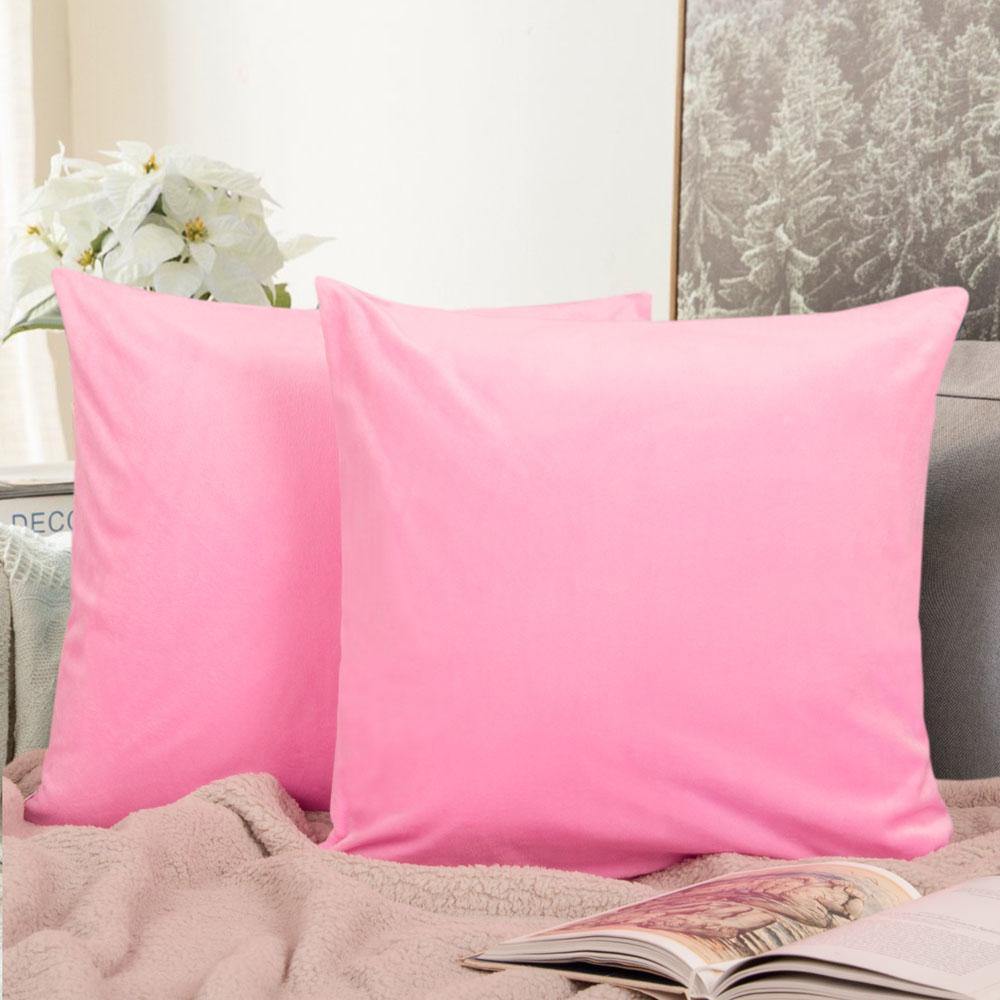 NTBAY 2 Pack Cozy Velvet Throw Pillow Cover - NTBAY