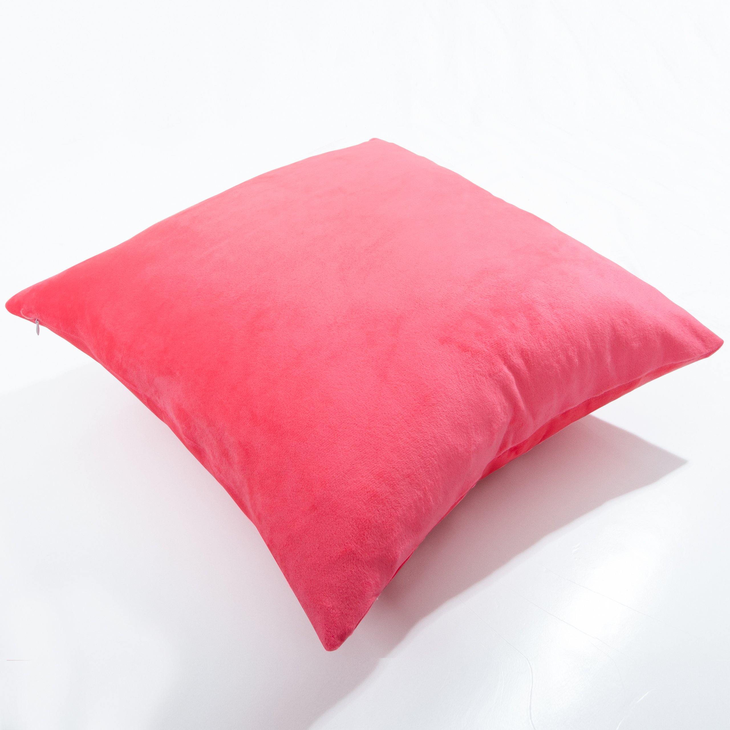 NTBAY Cozy Velvet Throw Pillow Cover,Euro Square Pillowcase - NTBAY