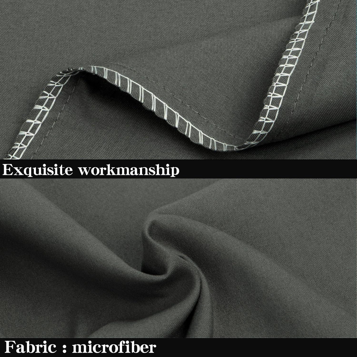 2-Pack Standard Pillowcases – Soft Brushed Microfiber, Wrinkle & Fade Resistant