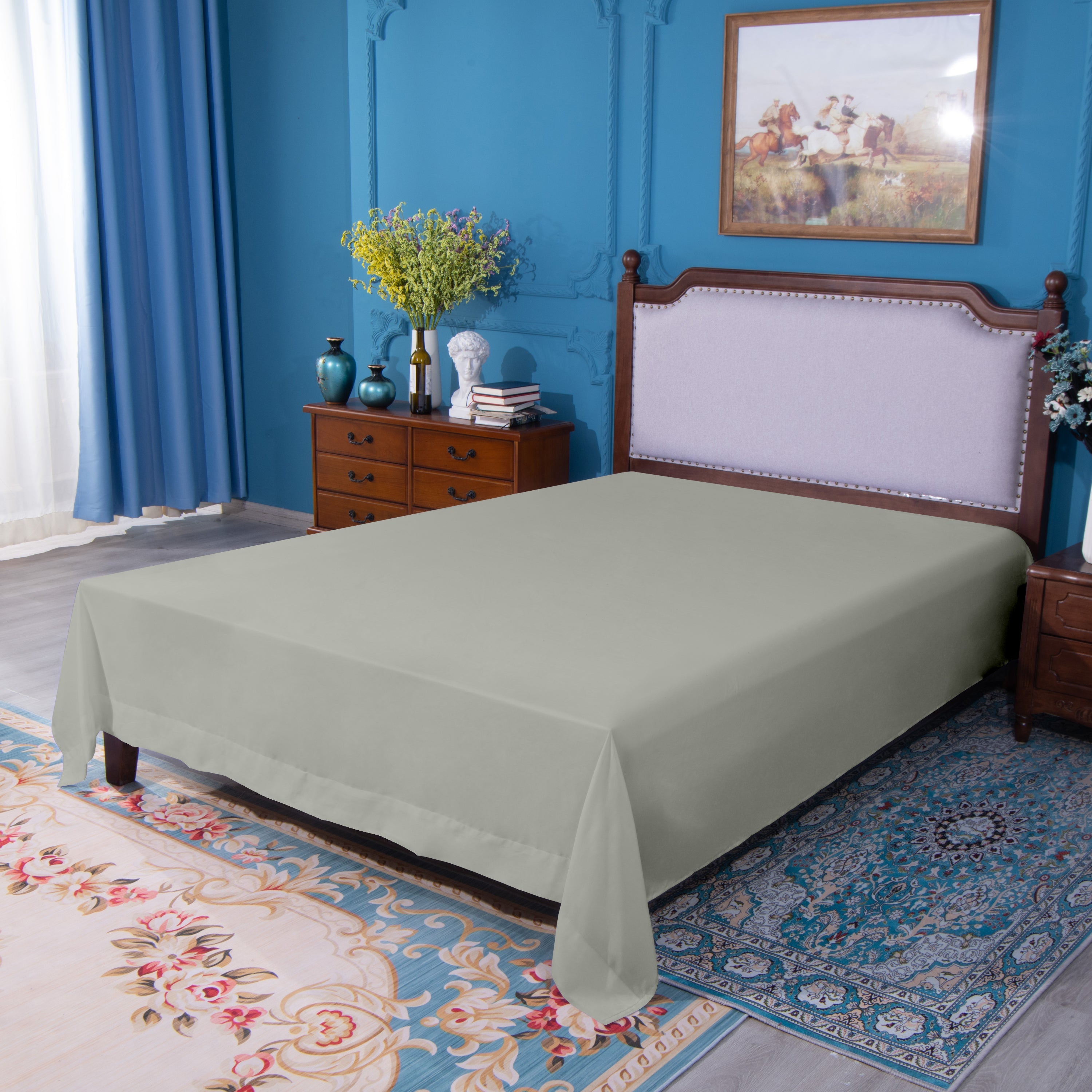 Ultra-Soft Microfiber Flat Sheet – Breathable & Cozy