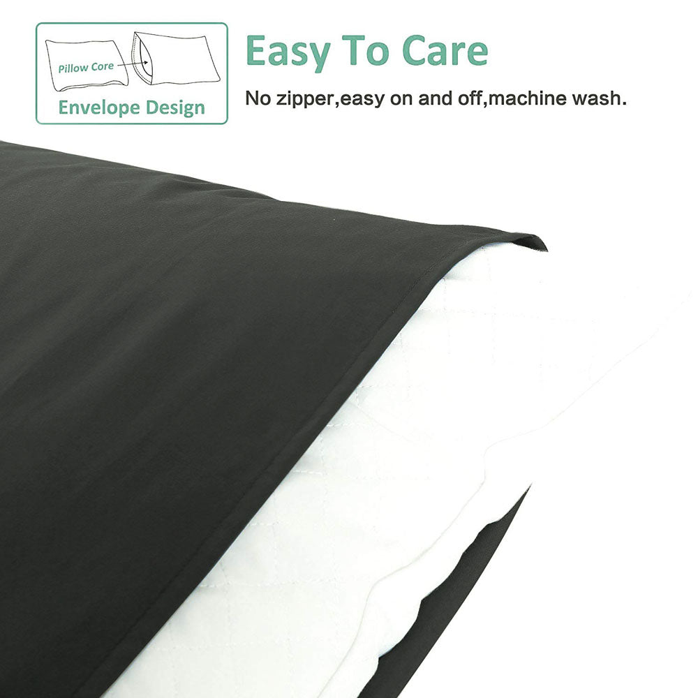 NTBAY 12 Pack Microfiber Pillowcases with Envelope Closure - NTBAY