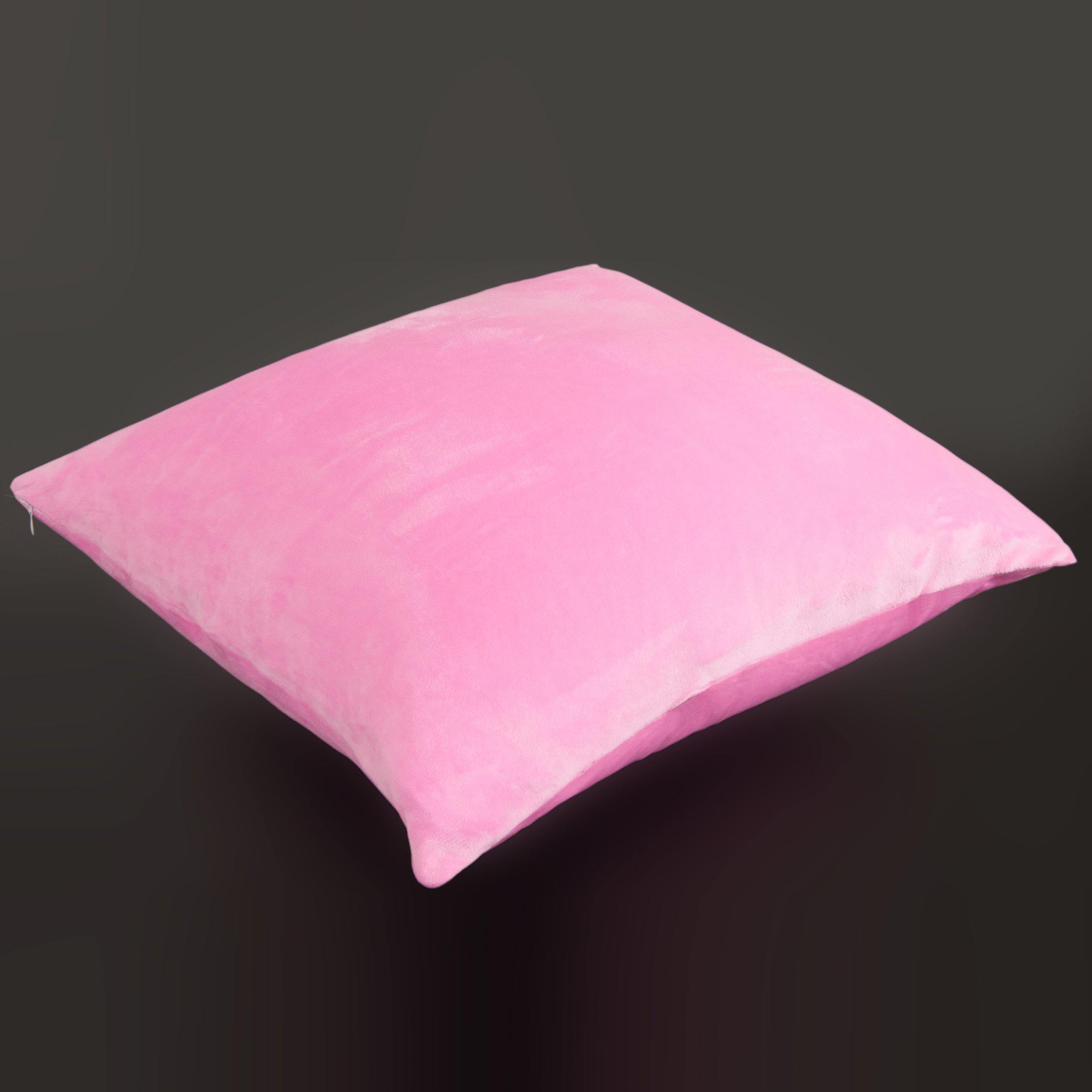 NTBAY Cozy Velvet Throw Pillow Cover,Euro Square Pillowcase - NTBAY