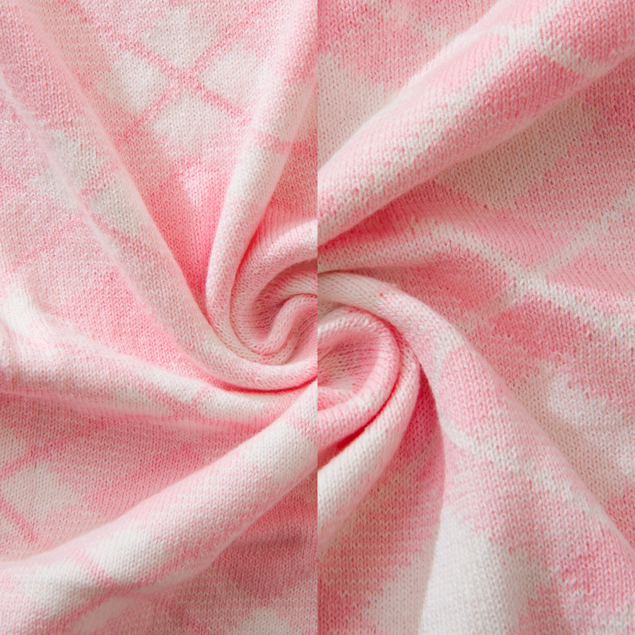 Cotton Cable Knit Grid Toddler Blanket – Soft & Warm