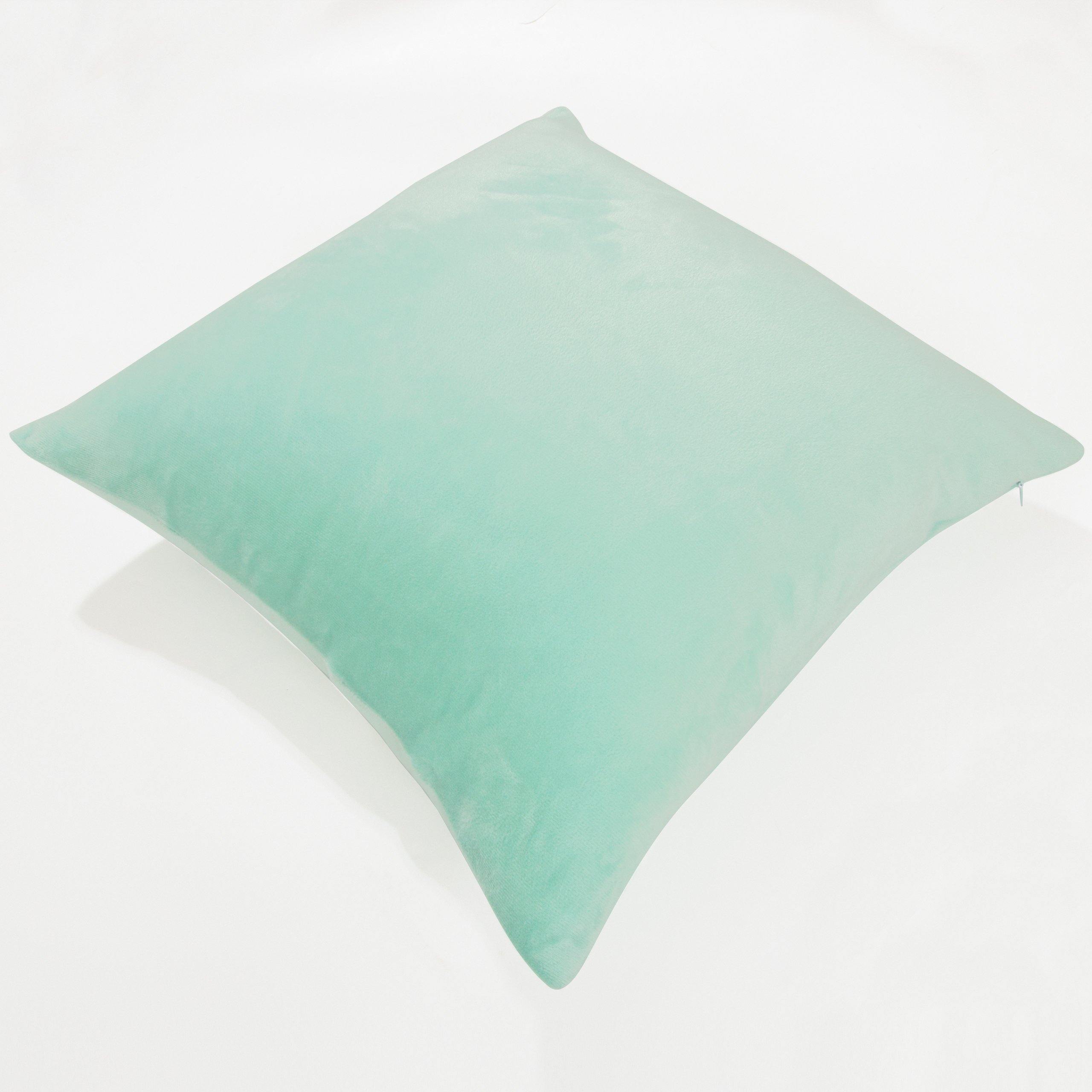 NTBAY Cozy Velvet Throw Pillow Cover,Euro Square Pillowcase - NTBAY