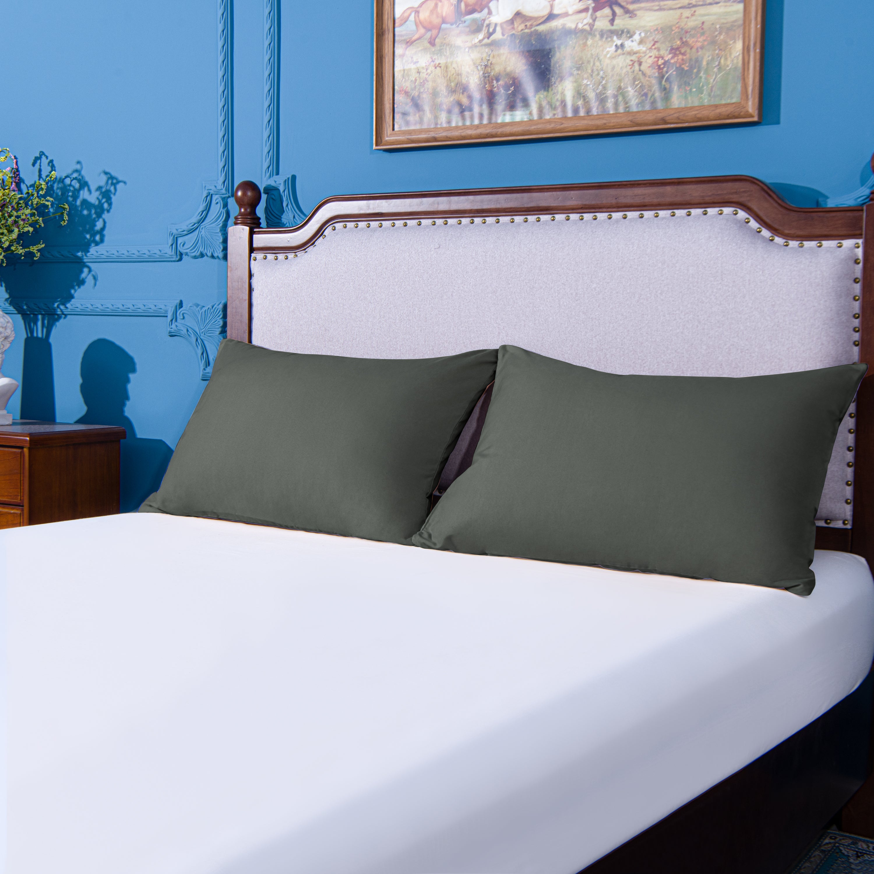 2-Pack Standard Pillowcases – Soft Brushed Microfiber, Wrinkle & Fade Resistant