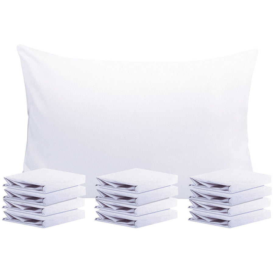 12 Pack Microfiber Pillowcases with Envelope Closure detail view by Fasiano