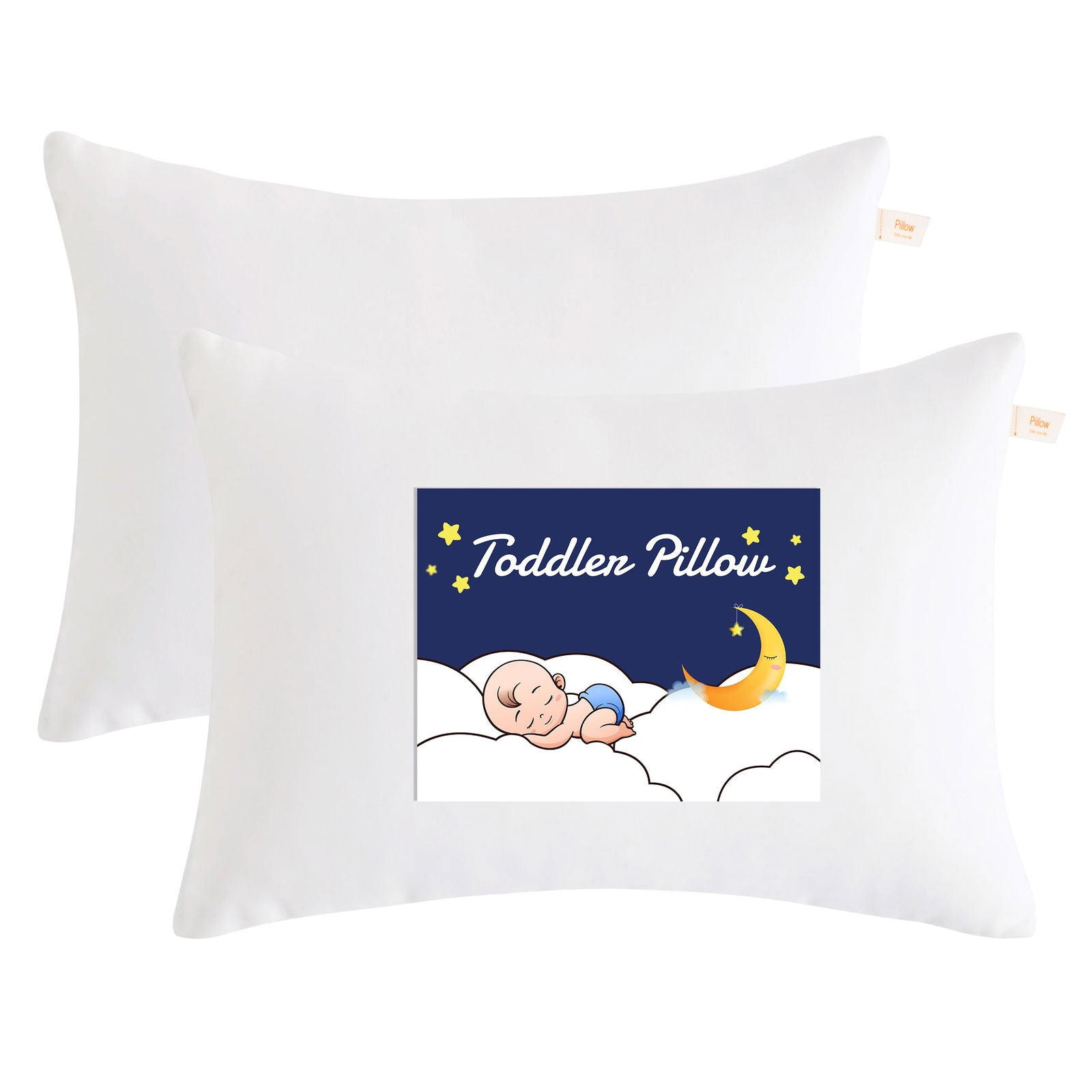 2 Pack Microfiber Soft Toddler Pillows detail view by Fasiano