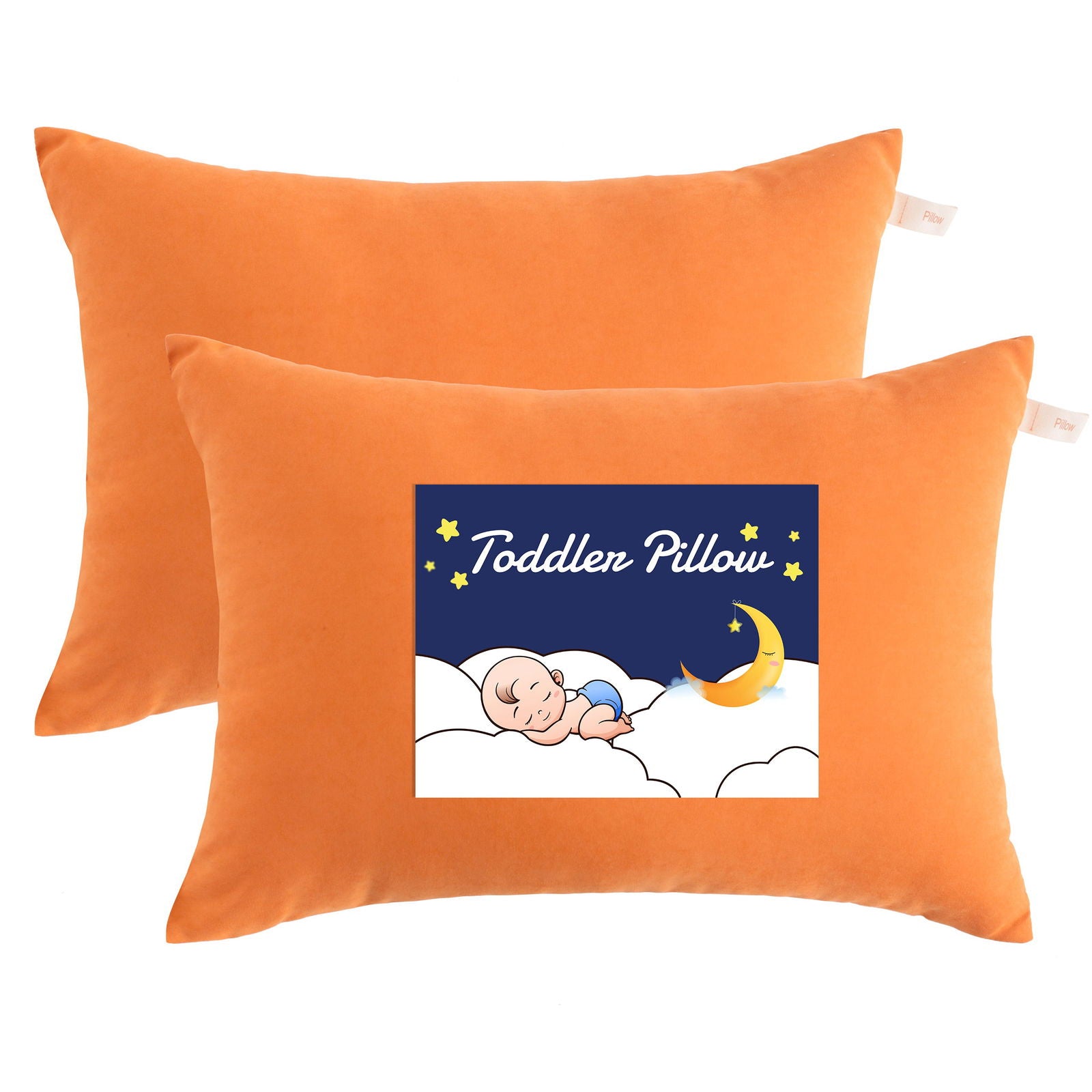 2 Pack Microfiber Soft Toddler Pillows detail view by Fasiano