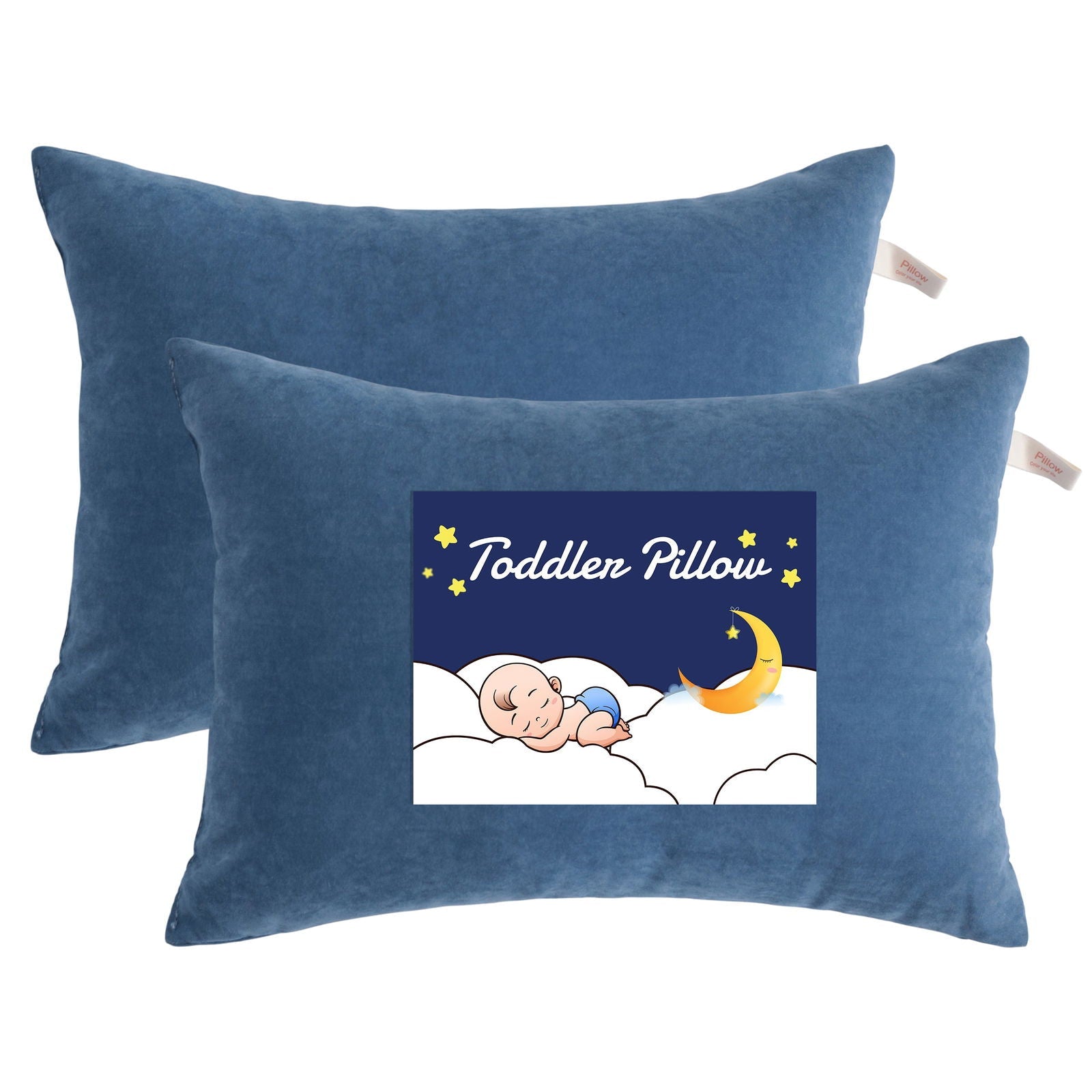 2 Pack Microfiber Soft Toddler Pillows product image by Fasiano