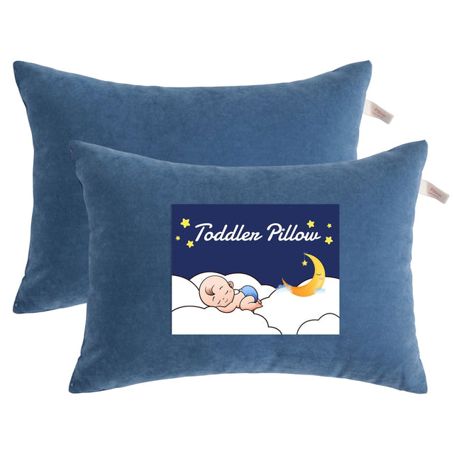 2 Pack Microfiber Soft Toddler Pillows