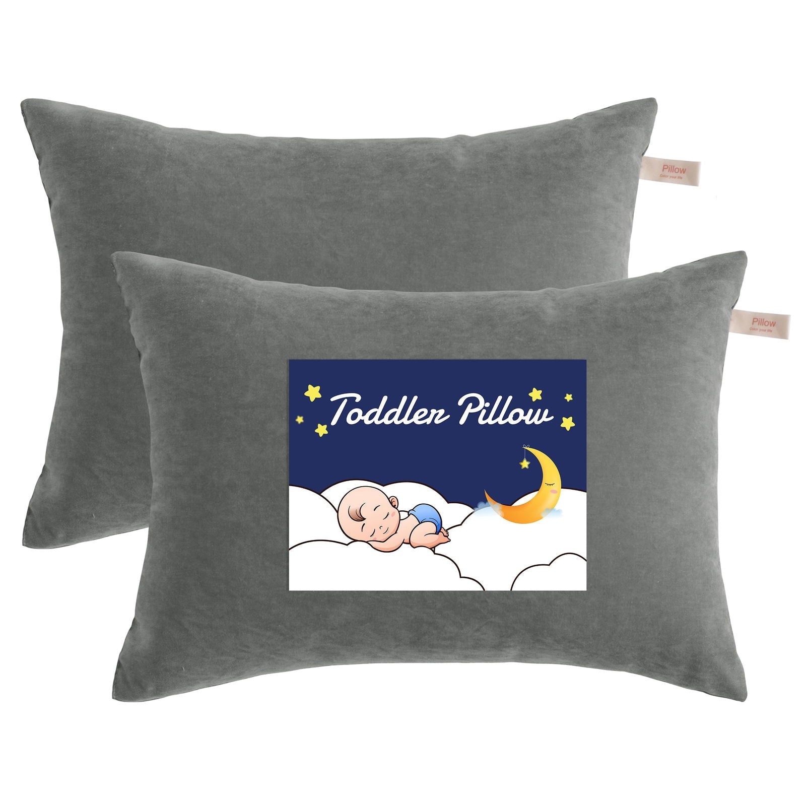 2 Pack Microfiber Soft Toddler Pillows product image by Fasiano