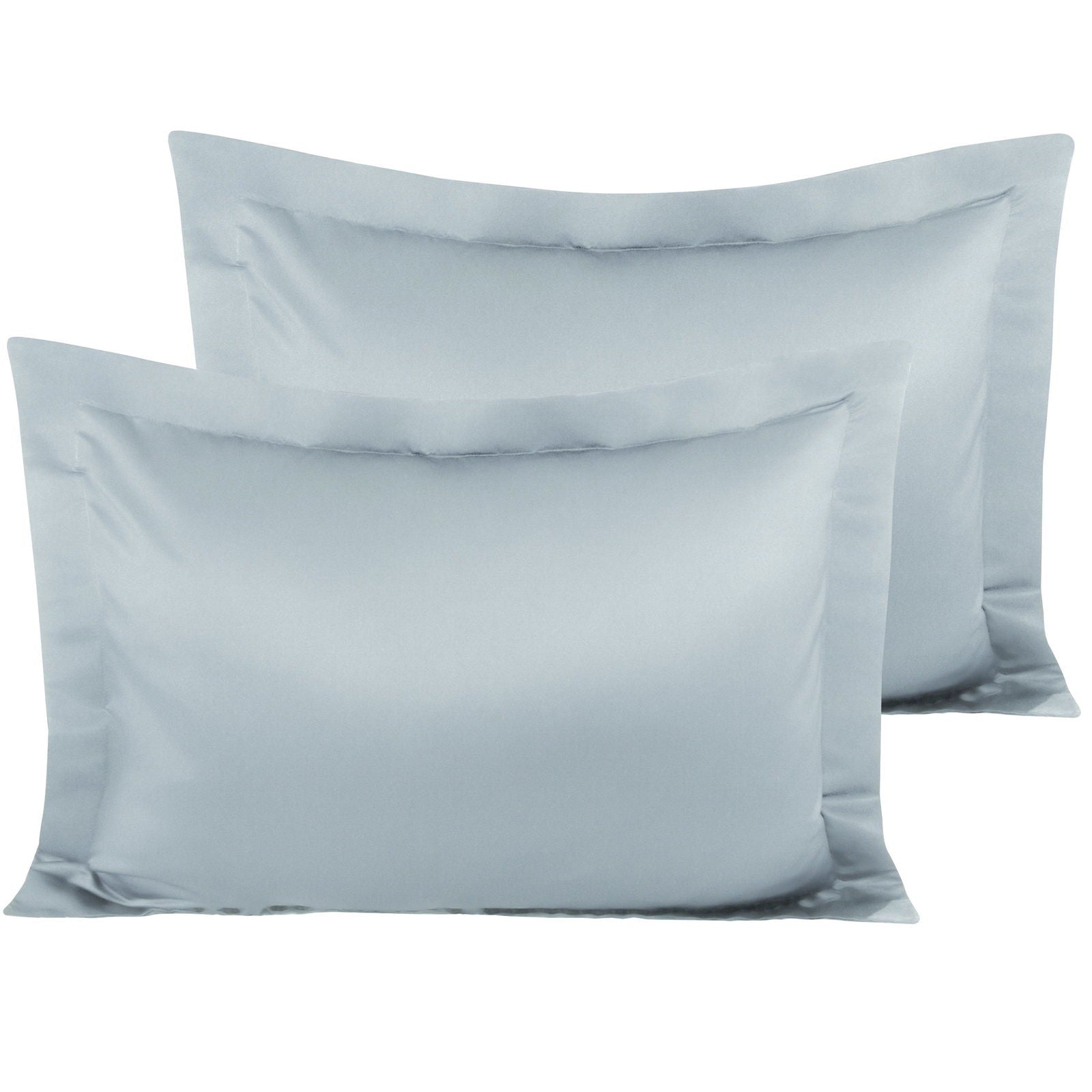 2 Pack Satin Pillow Shams with Envelope Closure size and color view by Fasiano