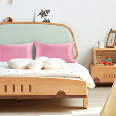 2 Pack Satin Toddler Pillowcases with Envelope Closure detail view by Fasiano
