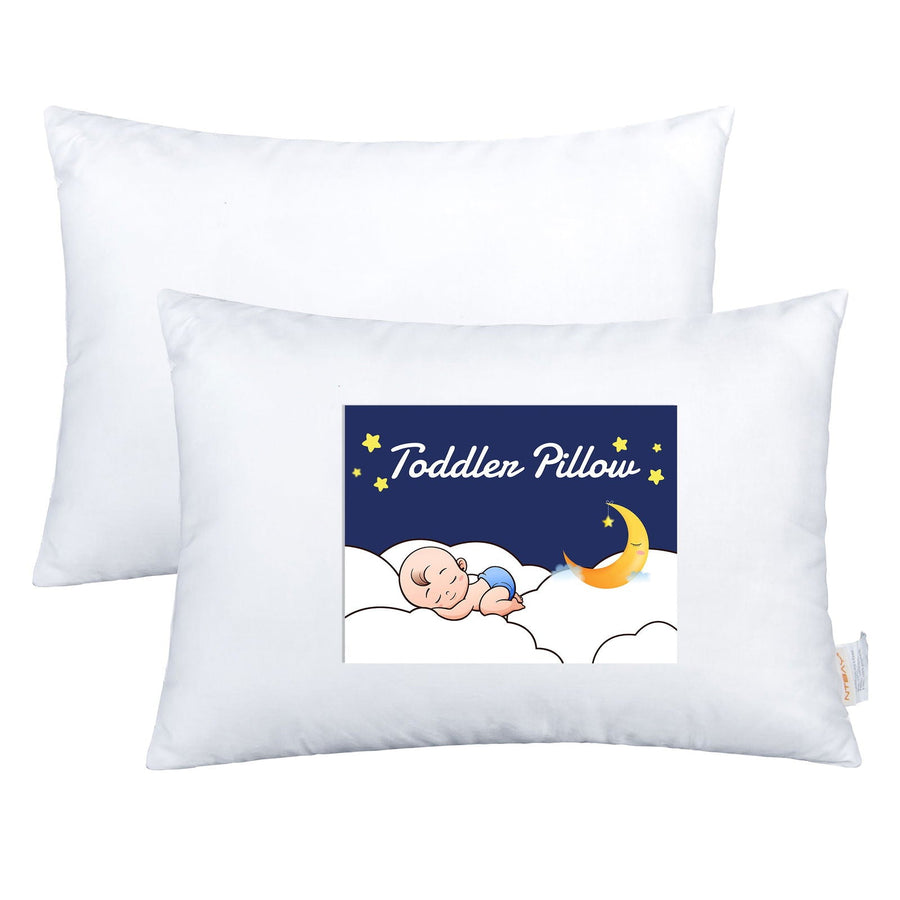 2 Pack Soft Cotton Down Alternative Toddler Pillows product image by Fasiano