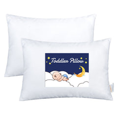 2 Pack Soft Cotton Down Alternative Toddler Pillows product image by Fasiano
