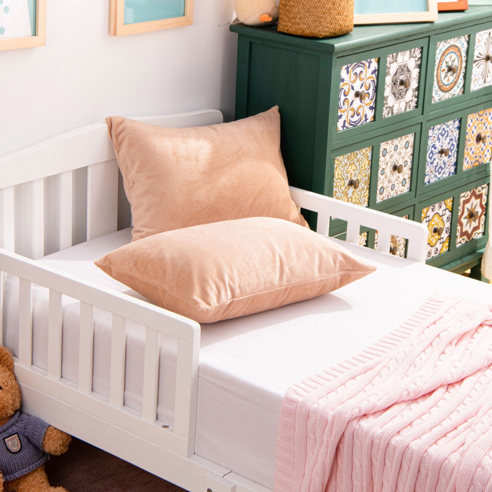 2 Pack Soft Velvet Toddler Pillowcases product image by Fasiano