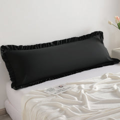 Brushed Microfiber Body Ruffled Pillowcase, 20x54 Inches