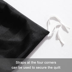 3-Pieces Silky Satin Stripe Duvet Cover Set