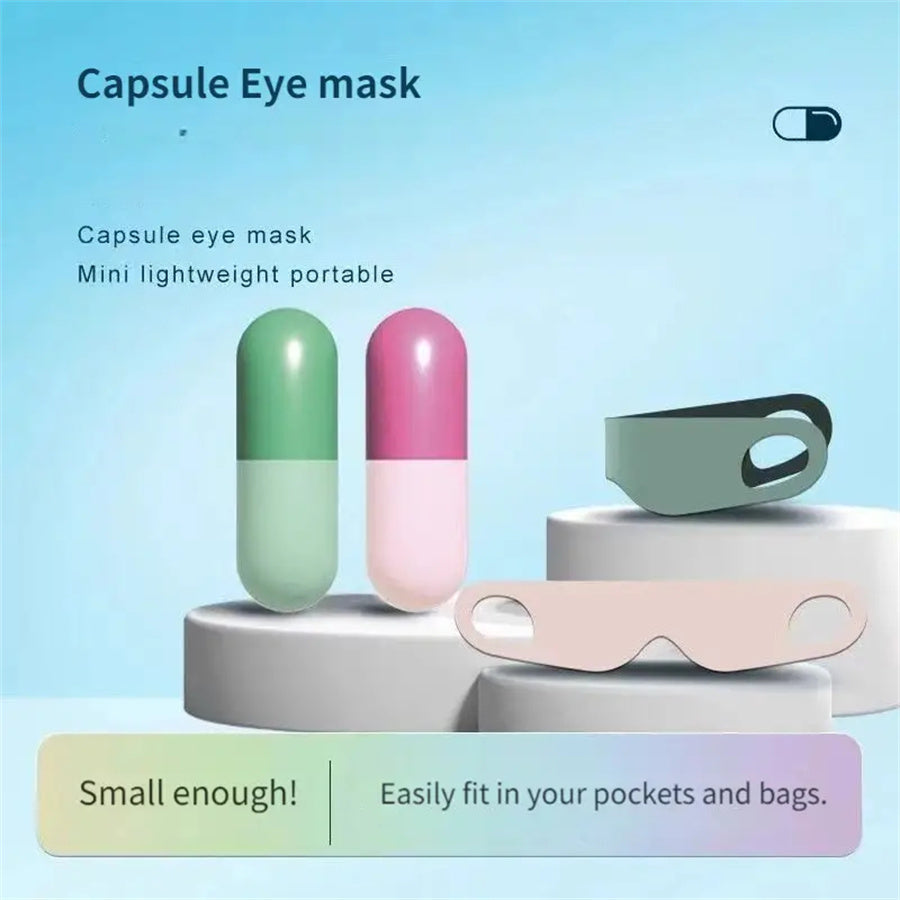 Capsule Light-Blocking Eye Mask - Zero Pressure & Travel-Friendly