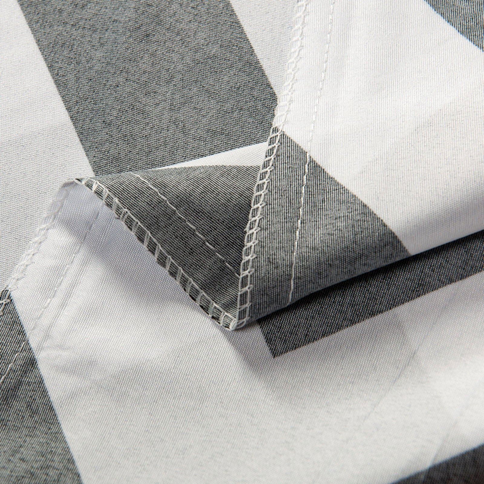 3 Pieces Chevron Pattern Microfiber Duvet Cover Set bedding essential by Fasiano