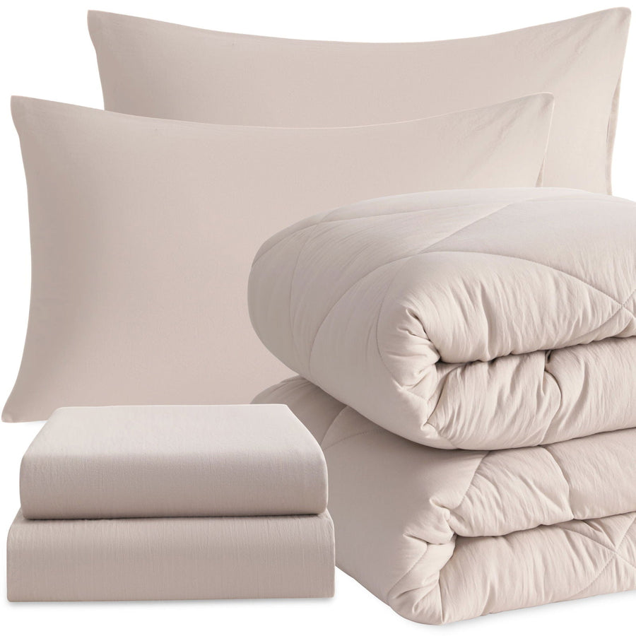 5 Piece Soft Twin Bedding Comforter Set detail view by Fasiano