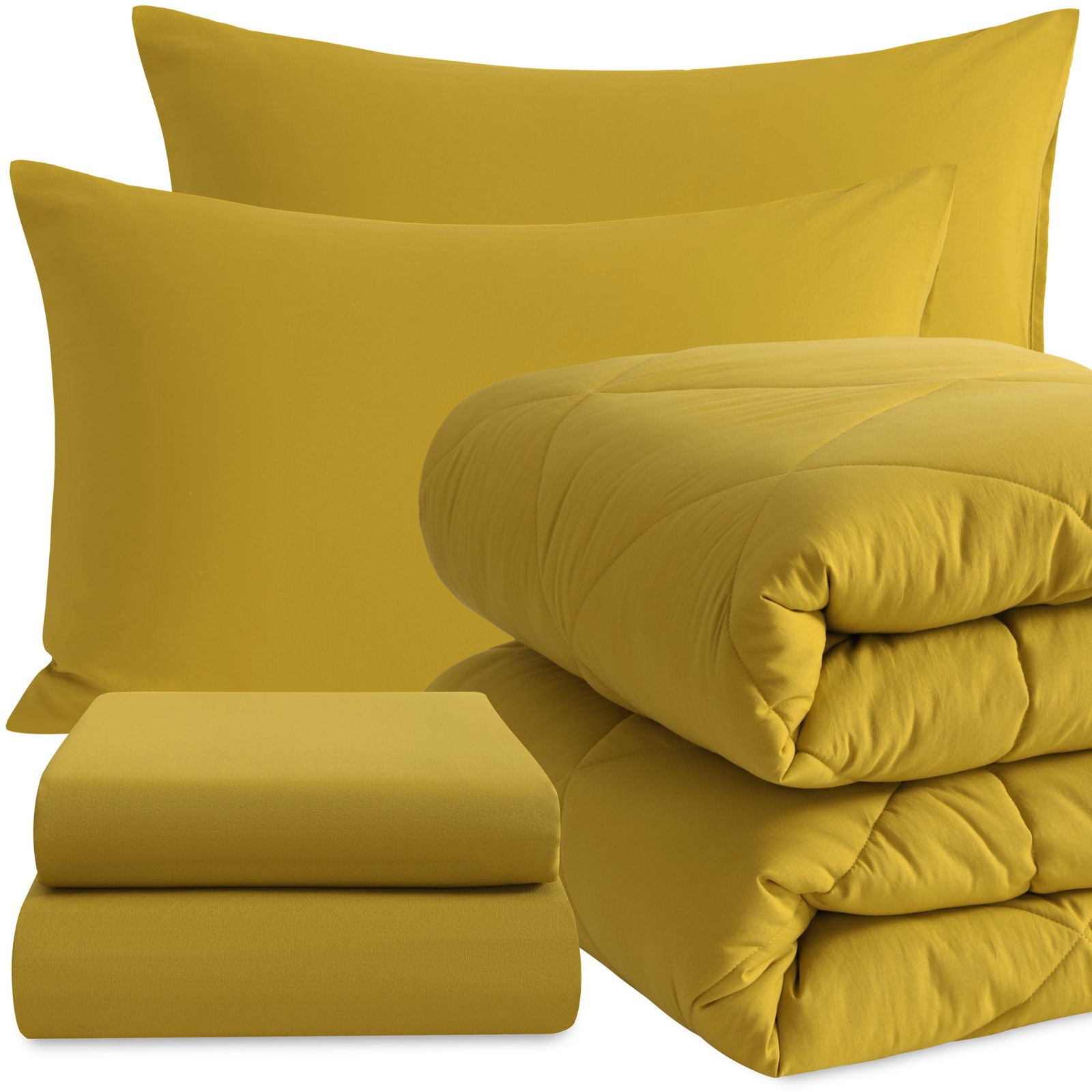 5 Piece Soft Twin Bedding Comforter Set size and color view by Fasiano