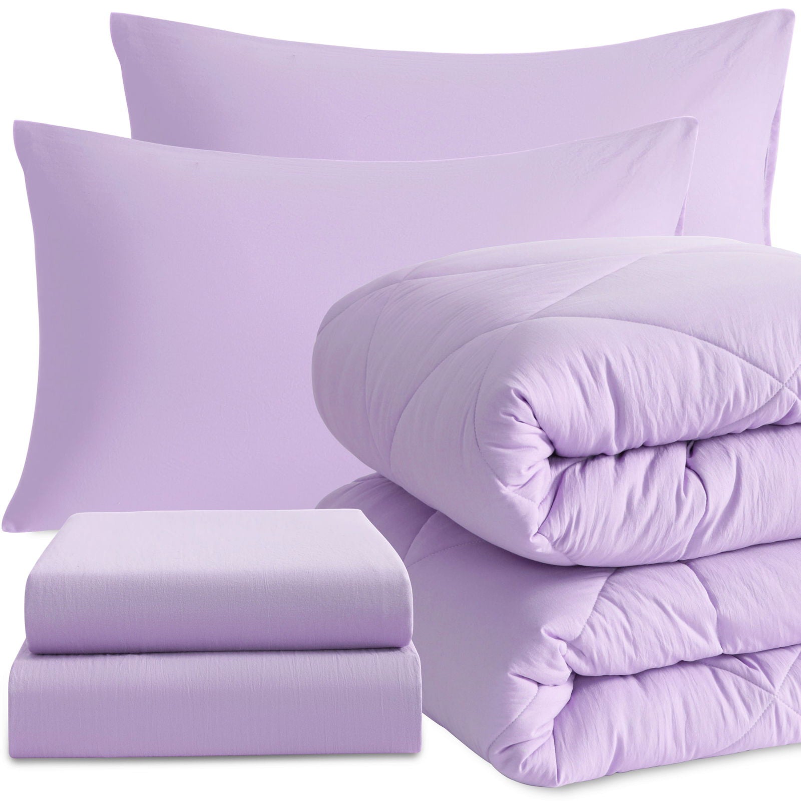 5 Piece Soft Twin Bedding Comforter Set size and color view by Fasiano