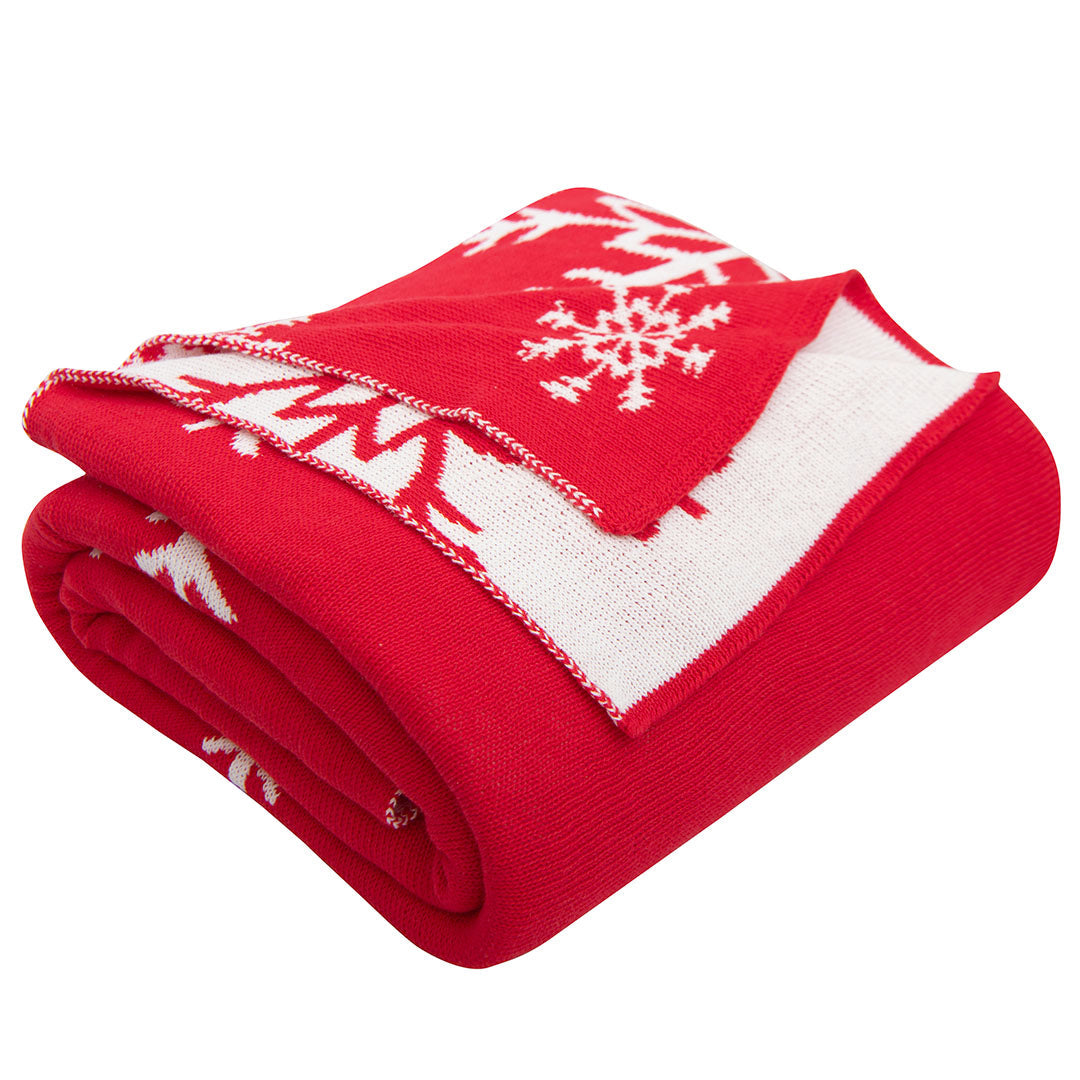NTBAY 100% Cotton Soft Cable Knit Blanket - NTBAY